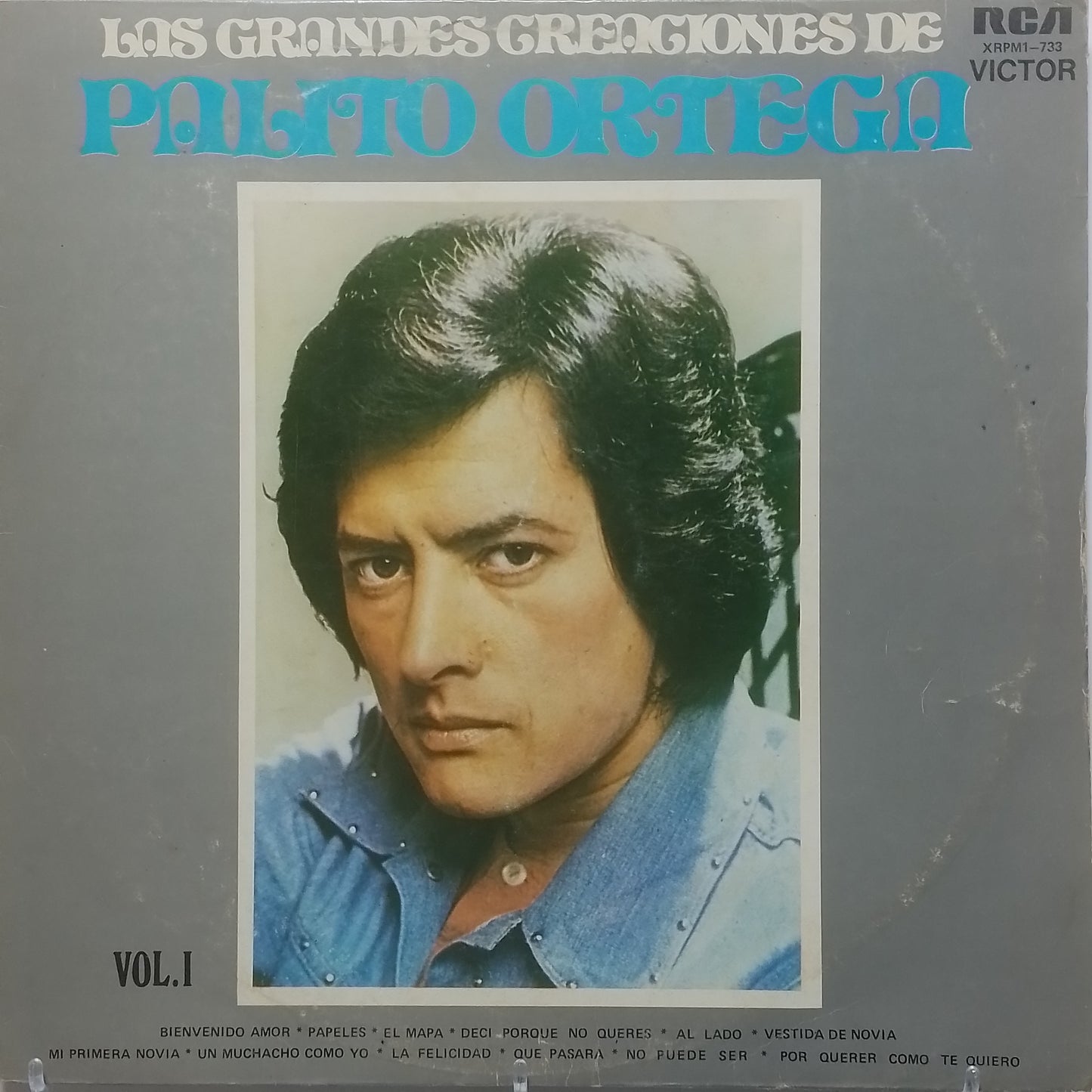 lp Palito Ortega Las Grandes Creaciones De Palito Ortega Vol 1 made peru 1975 pop rock