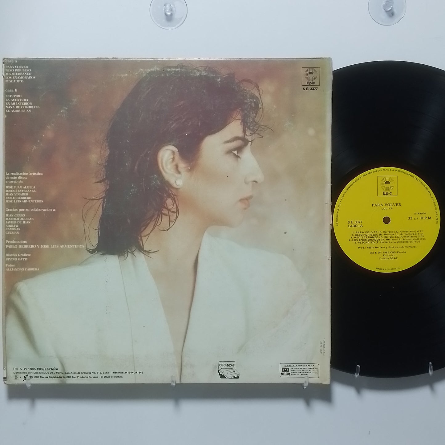 lp Lolita Para Volver made peru 1985 latin pop