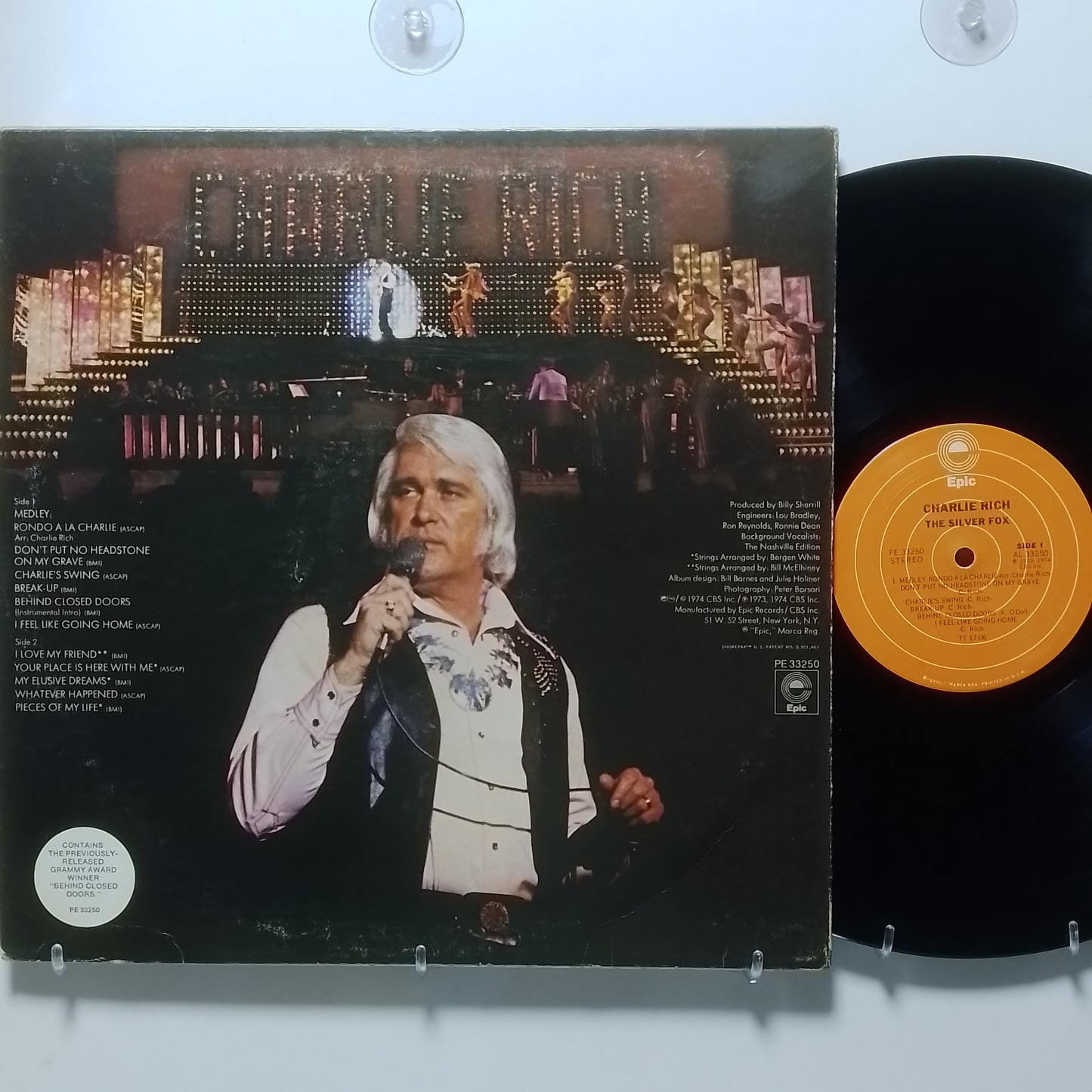 lp Charlie Rich The Silver Fox made usa 1974 country folk