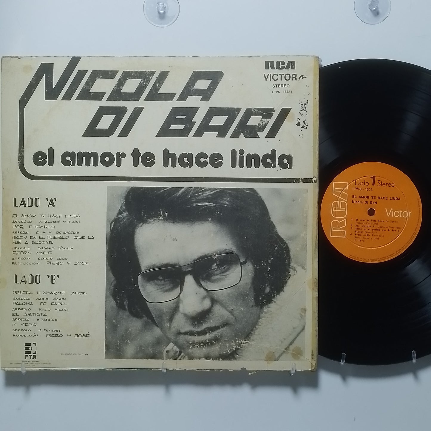 lp Nicola Di Bari El Amor te Hace linda made peru 1975 latin pop