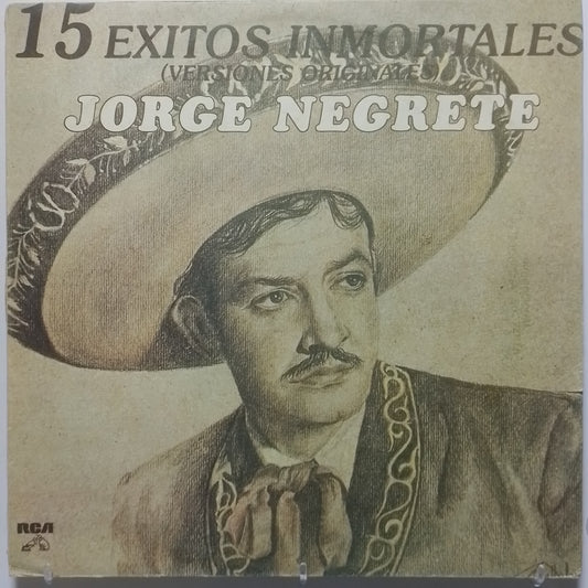 lp Jorge Negrete 15 Exitos Inmortales made peru 1984 ranchera folk