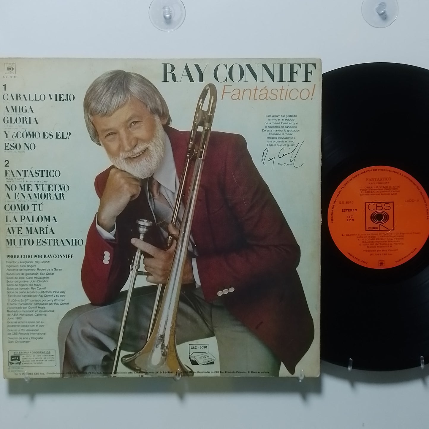 lp Ray Conniff  Fantastico! made peru 1983 jazz pop