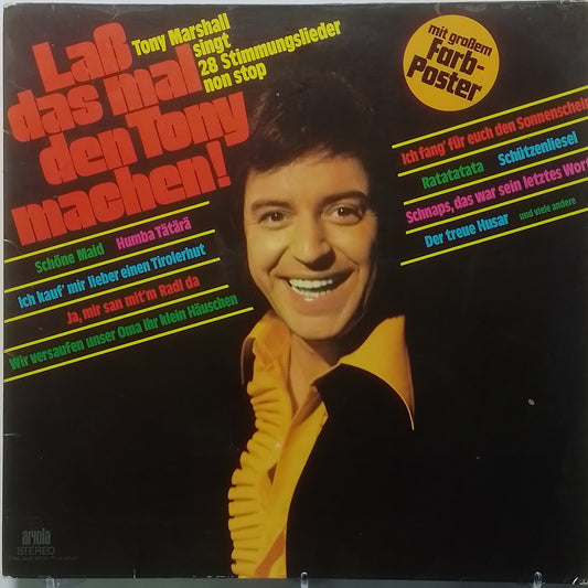 lp Tony Marshall Laß Das Mal Den Tony Machen made alemania 1980 polka folk