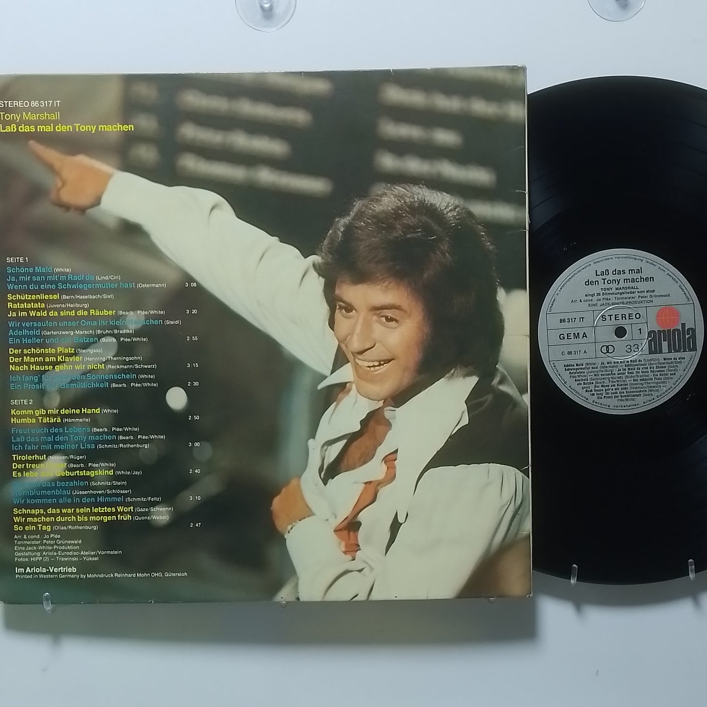 lp Tony Marshall Laß Das Mal Den Tony Machen made alemania 1980 polka folk