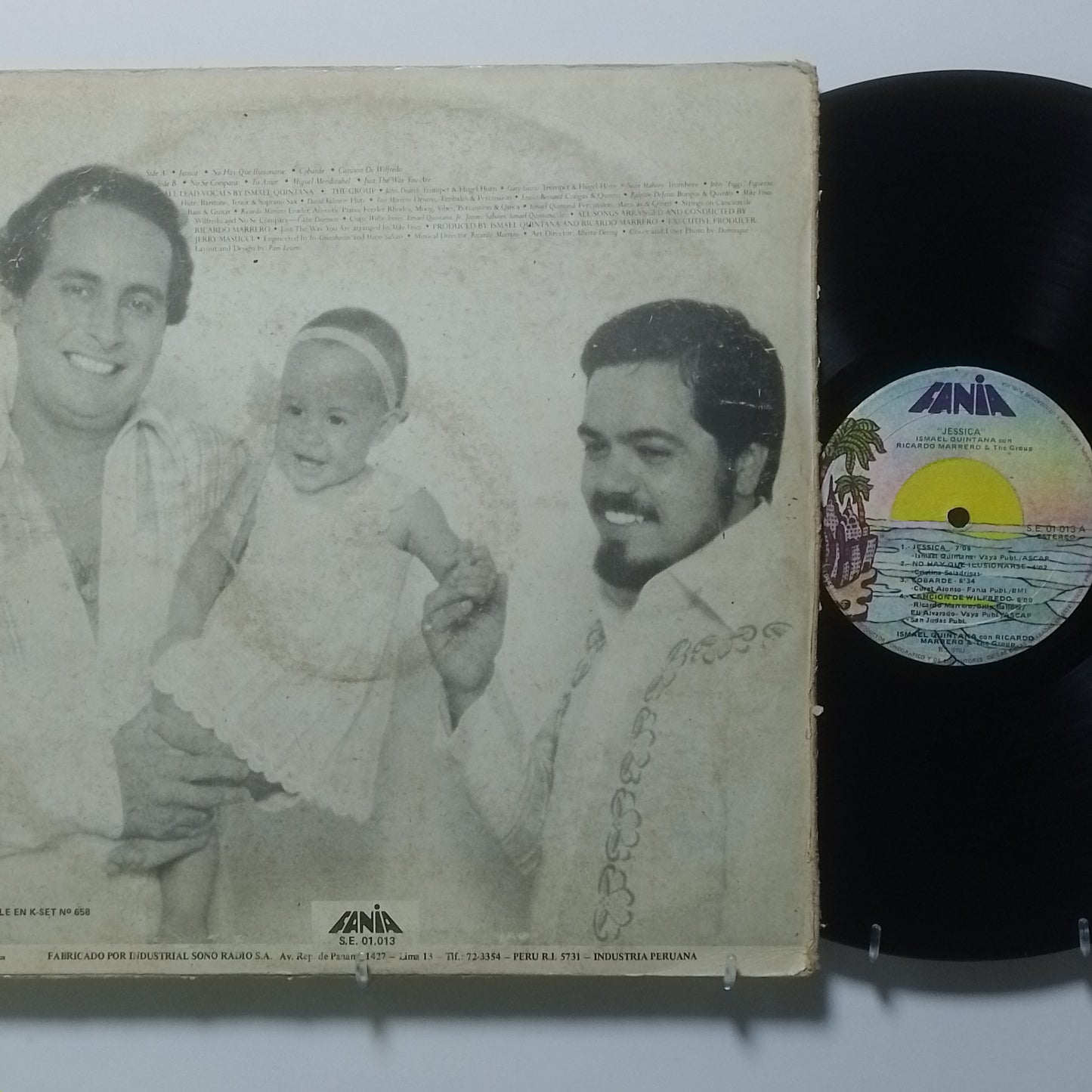 lp Ismael Quintana Con Ricardo Marrero And The Group Jessica made peru 1978 salsa