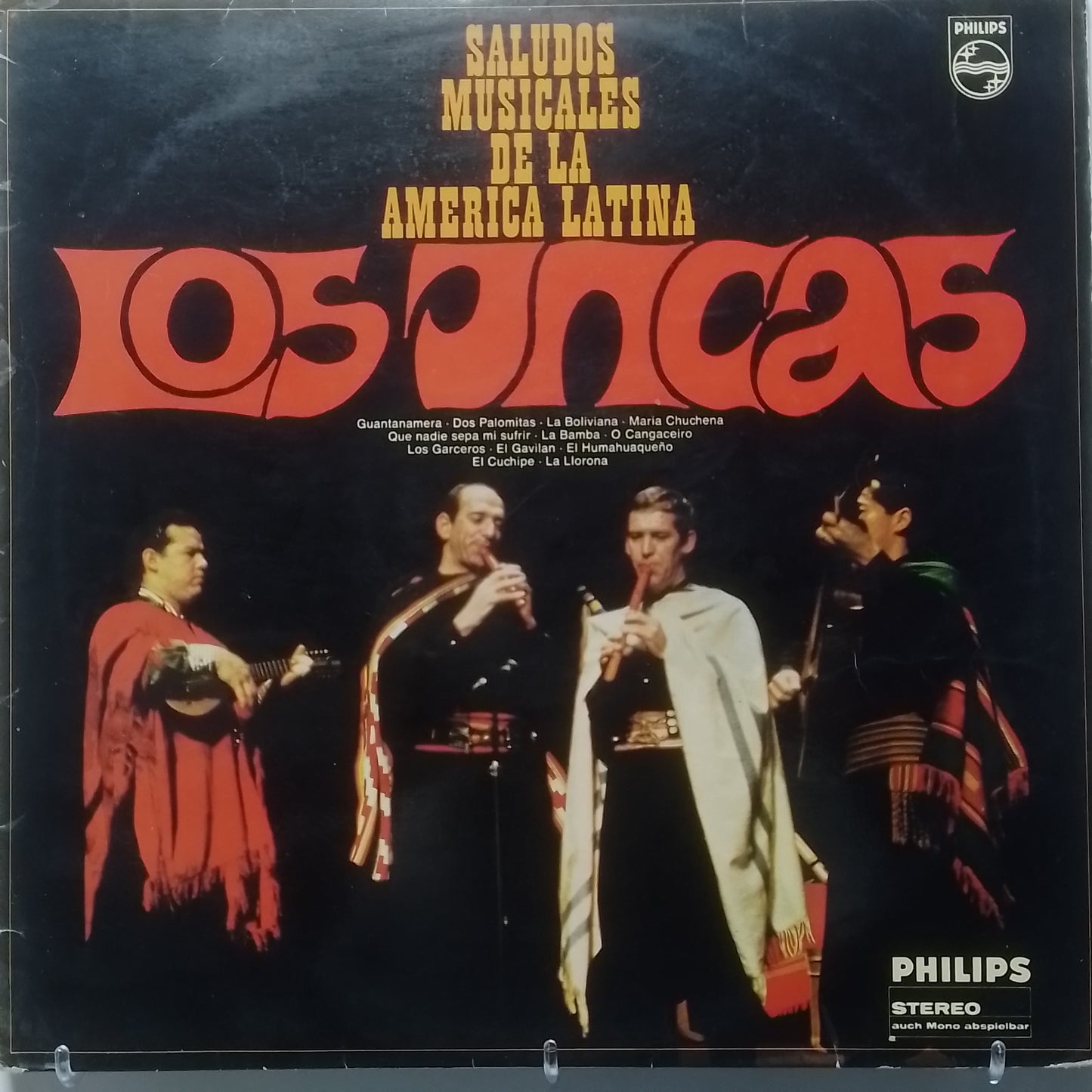 lp Los Incas Saludos Musicales de la America Latina made alemania 1967 andean folk