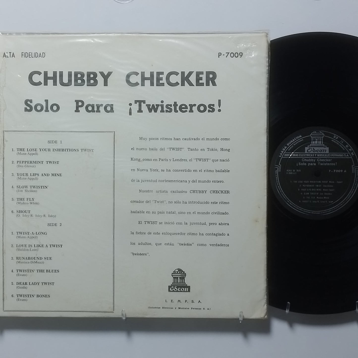 lp Chubby Checker For Teen Twisters Only solo para twisteros made peru 1961 Rock & Roll