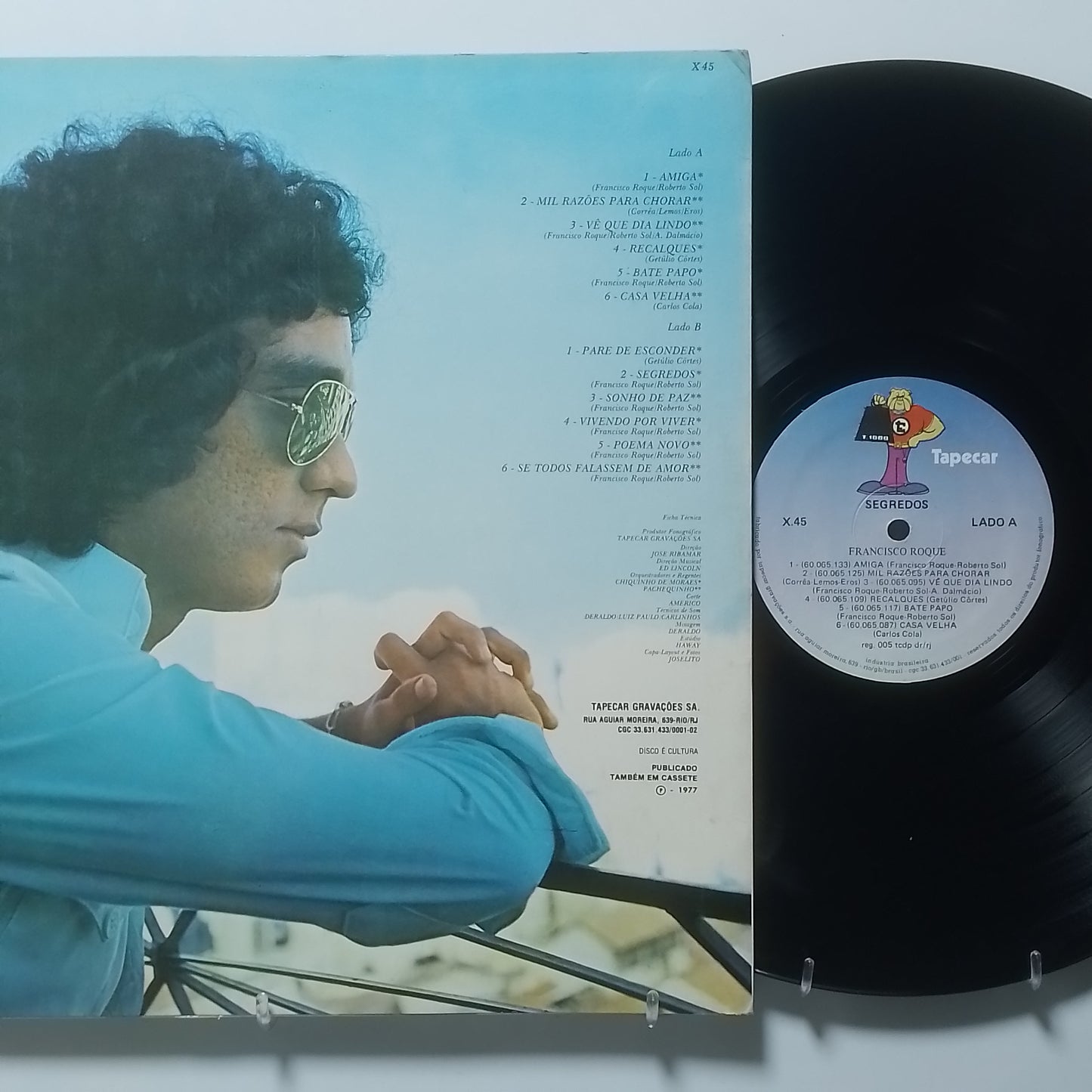 lp Francisco Roque Segredos made brasil 1977 soul latin folk