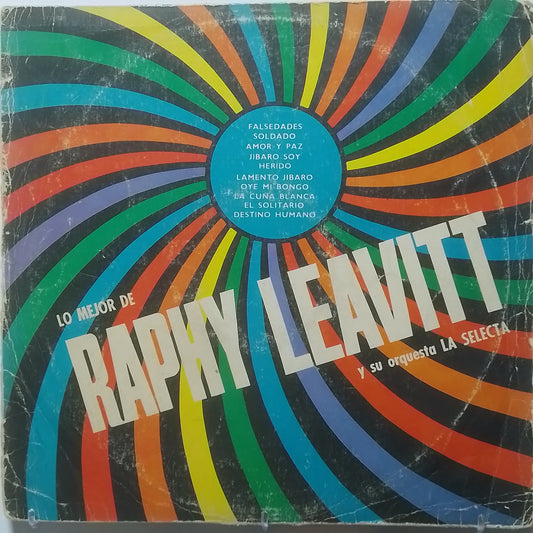 lp Raphy Leavitt Y Su Orquesta La Selecta lo mejor de made peru 1975 salsa