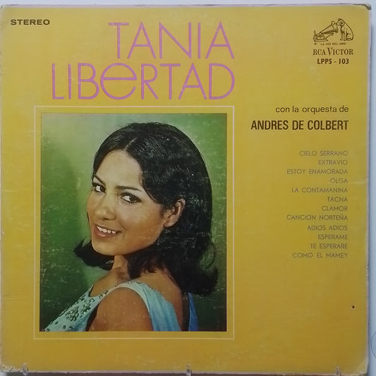 lp Tania Libertad Con La Orquesta De Andres De Colbert made peru 1968 polka criolla folk