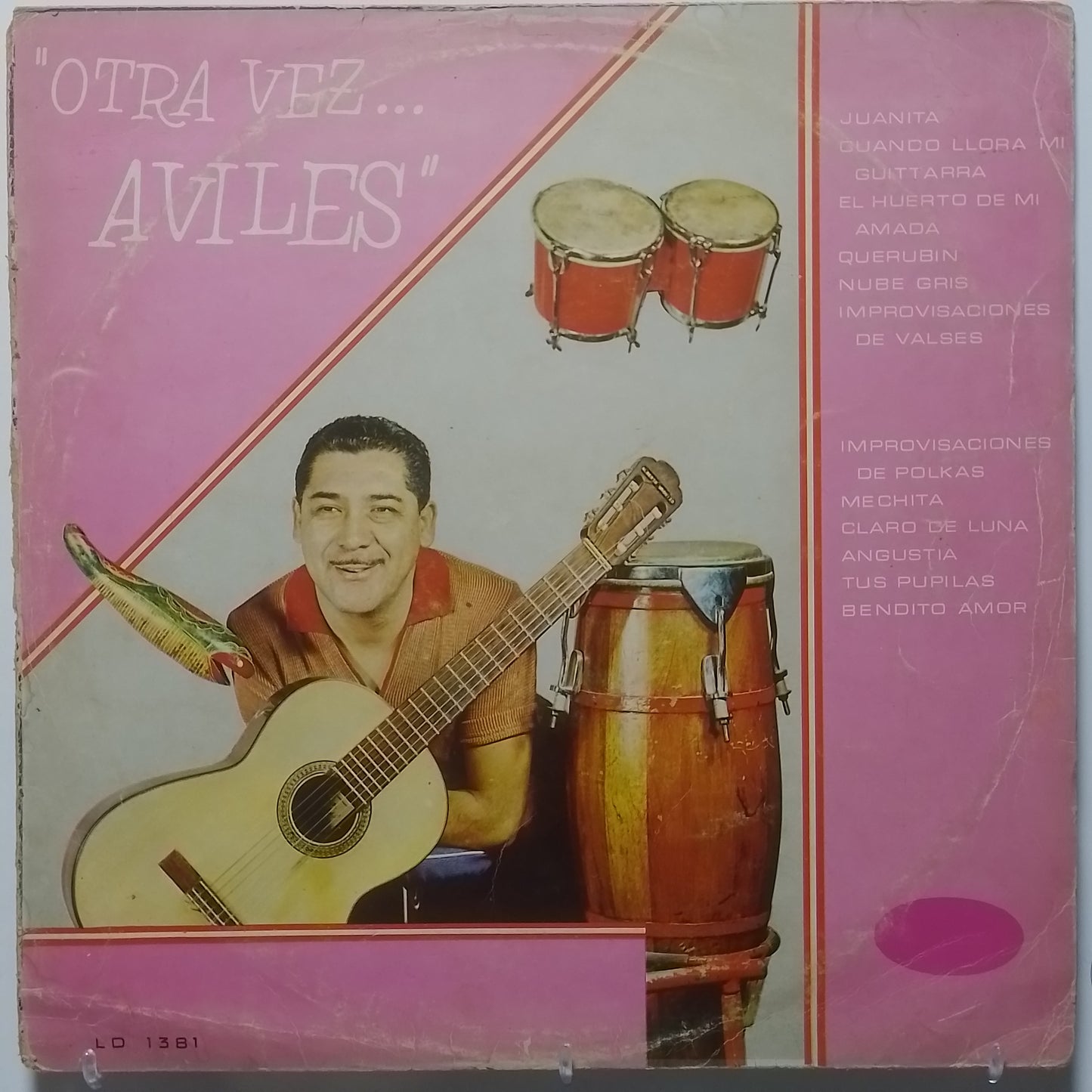 lp Oscar Aviles Otra Vez Aviles made peru 1964 criollo folk