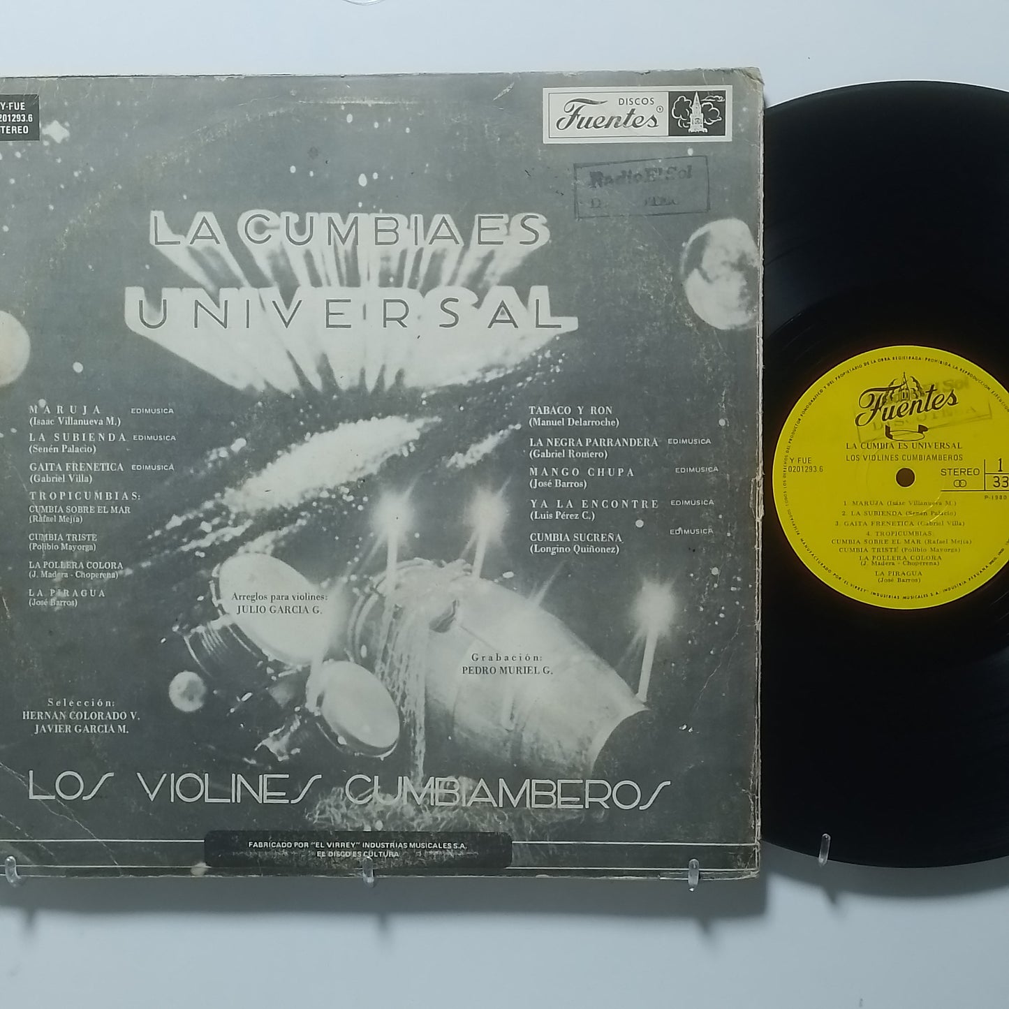 lp Los Violines Cumbiamberos La Cumbia Es Universal made peru 1980 latin cumbia