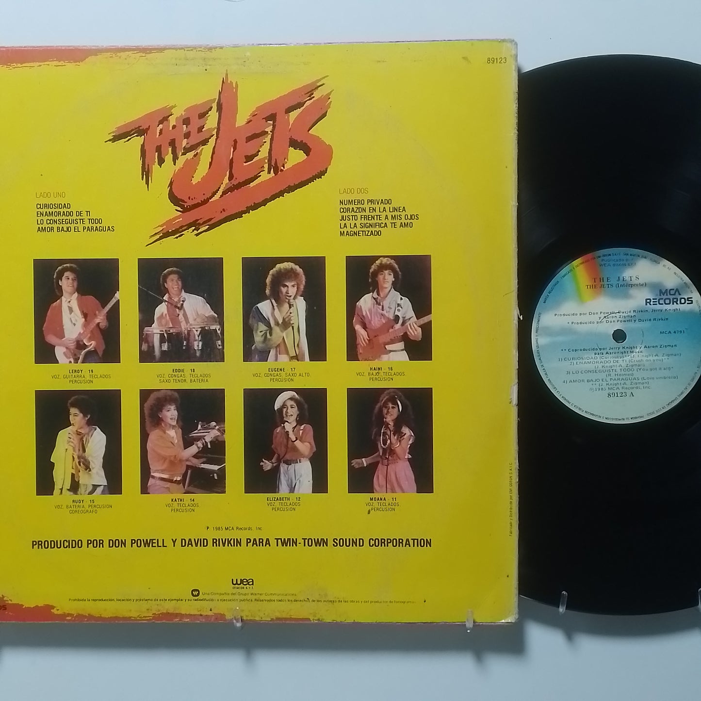 lp The Jets The Jets made argentina 1985 Synth pop