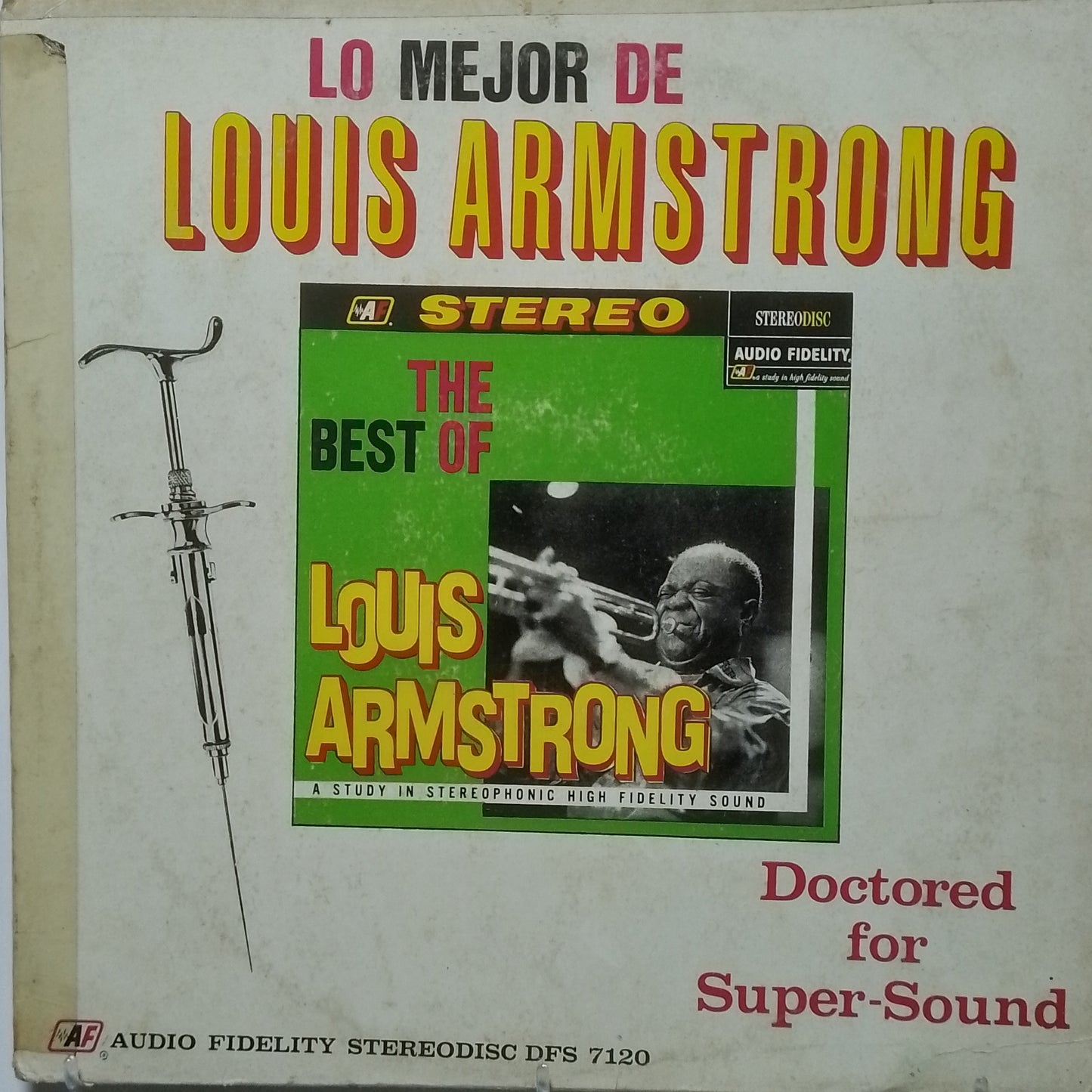 lp Louis Armstrong Lo Mejor De Louis Armstrong made argentina 1964 jazz