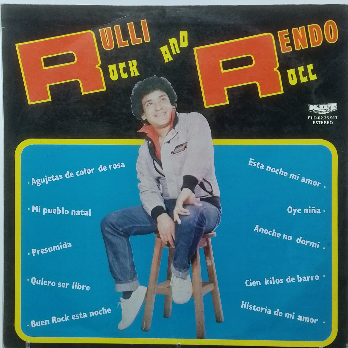 lp Rulli Rendo Rock And Roll made peru 1981 latin rock