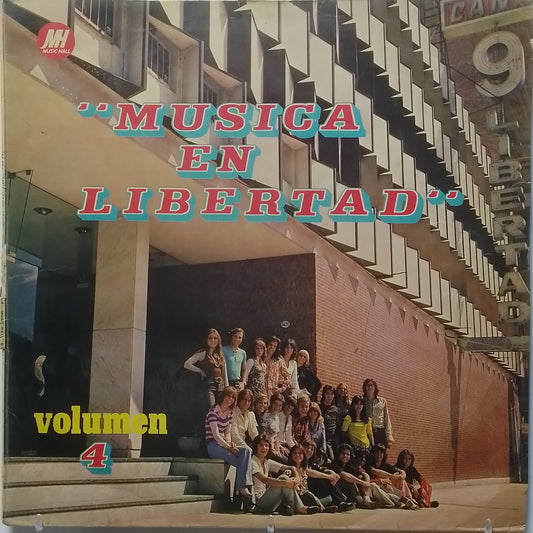 lp Música en Libertad Volumen 4 Cactus Grupo Verano Jeanette varios made argentina 1972 latin pop rock