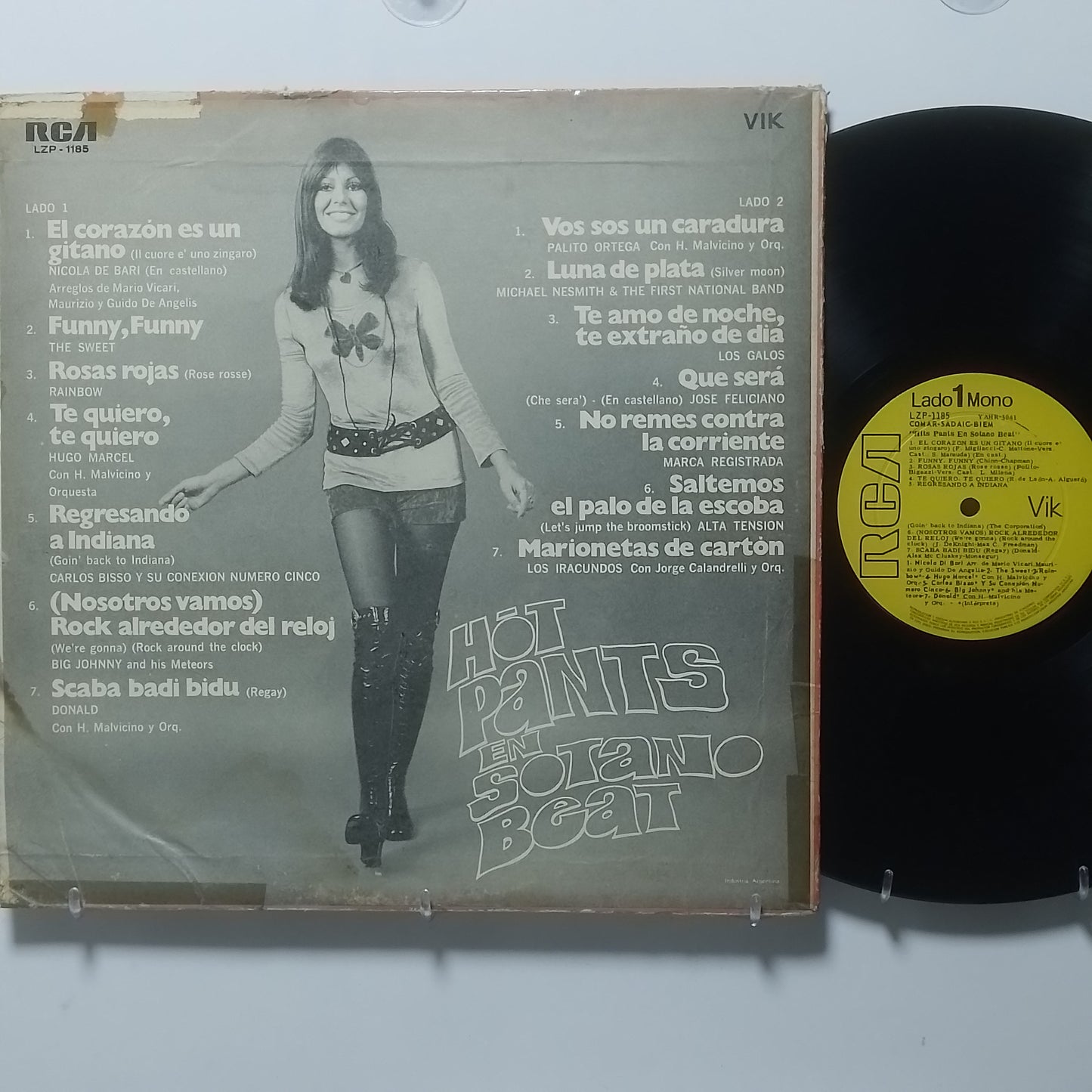 lp Hot Pants En Sotano Beat The Sweet Rainbow Palito Ortega varios made argentina 1971 pop rock