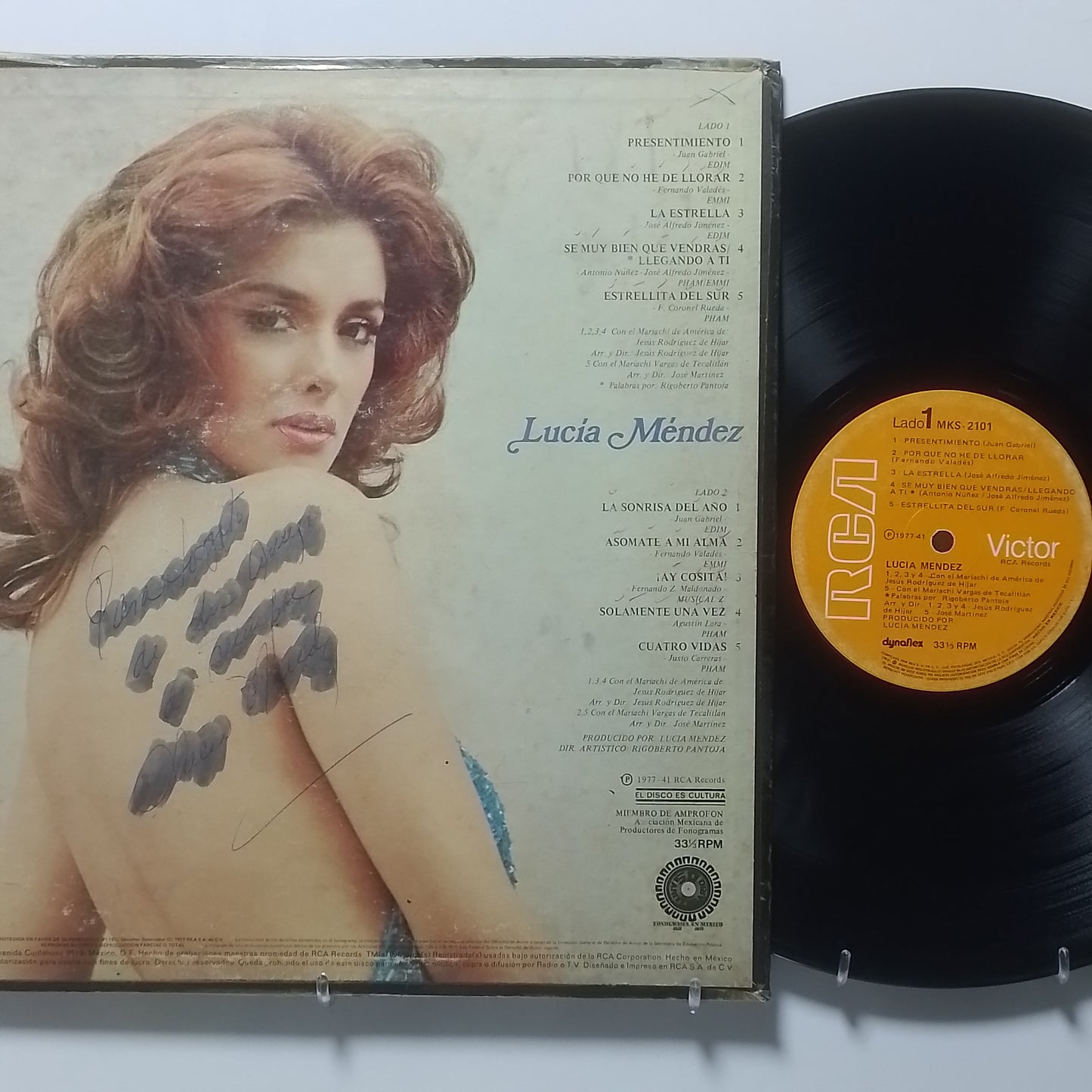 lp Lucia Mendez Lucia Mendez made mexico 1977 ranchera folk