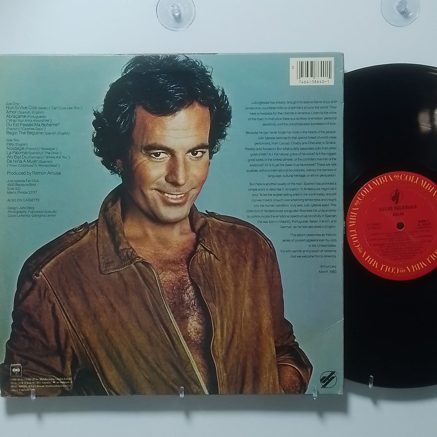 lp Julio Iglesias julio made usa 1983 latin pop