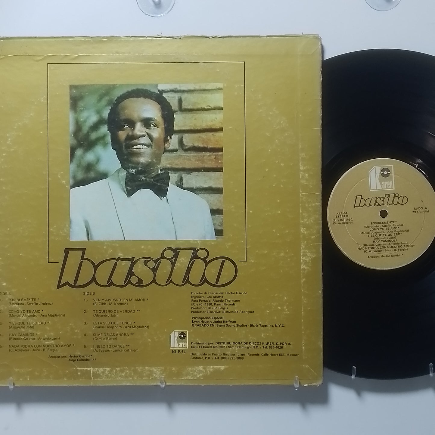 lp Basilio Basilio made puerto rico 1980 latin pop