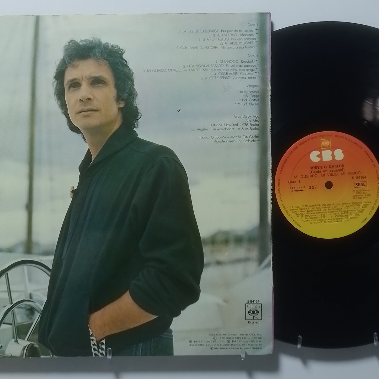 lp Roberto Carlos Canta En Español Mi Querido Mi Viejo Mi Amigo made españa 1980 latin bolero