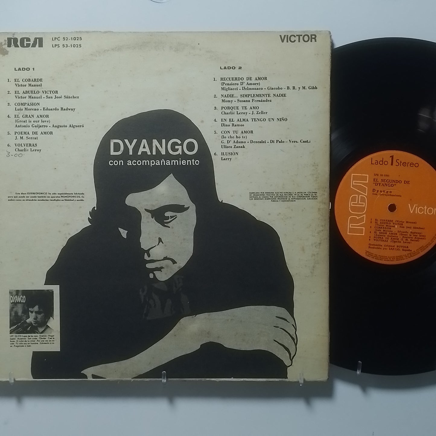 lp Dyango el segundo de dyango made colombia 1971 pop balada