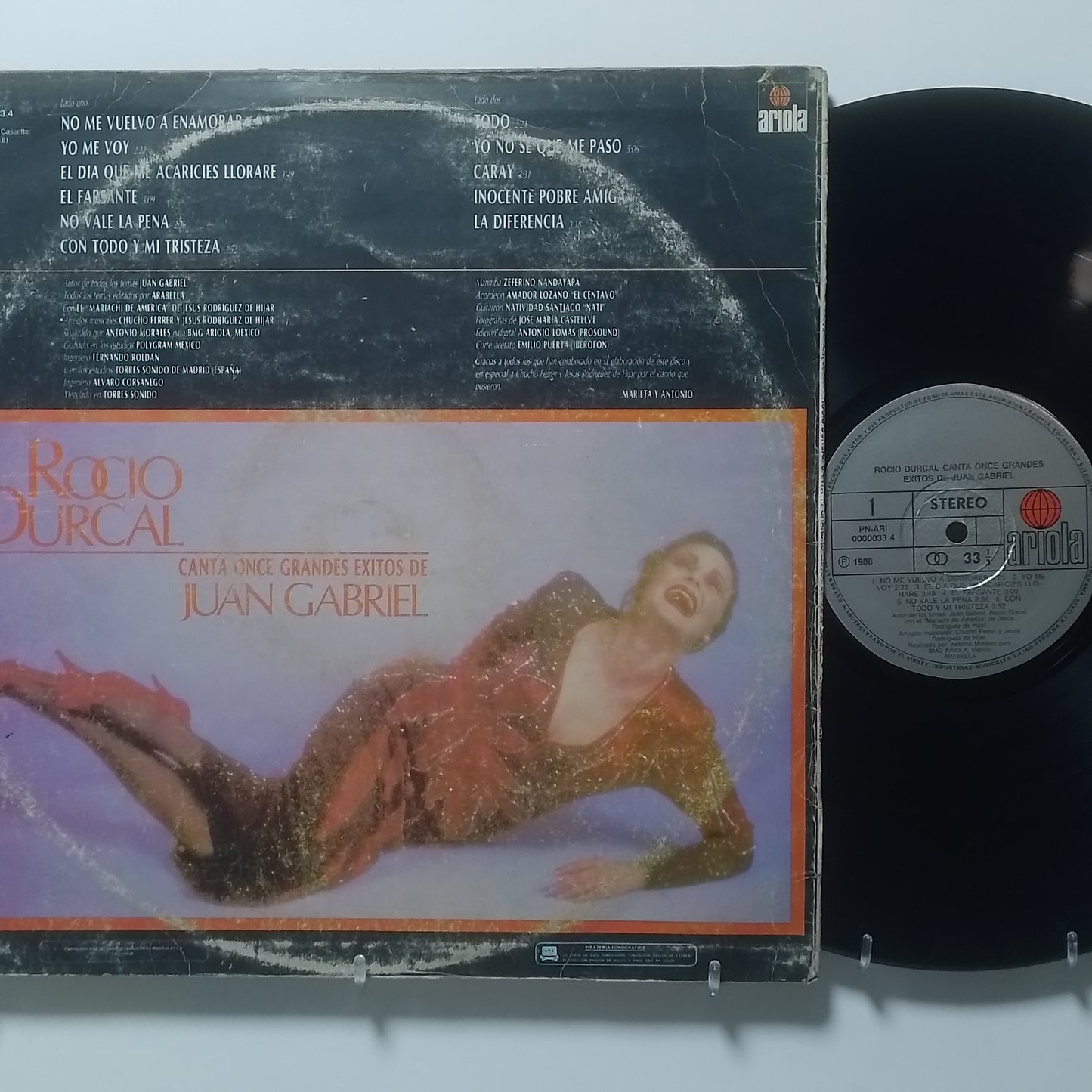 lp Rocio Durcal Canta Once Grandes exitos De Juan Gabriel made peru 1987 latin pop