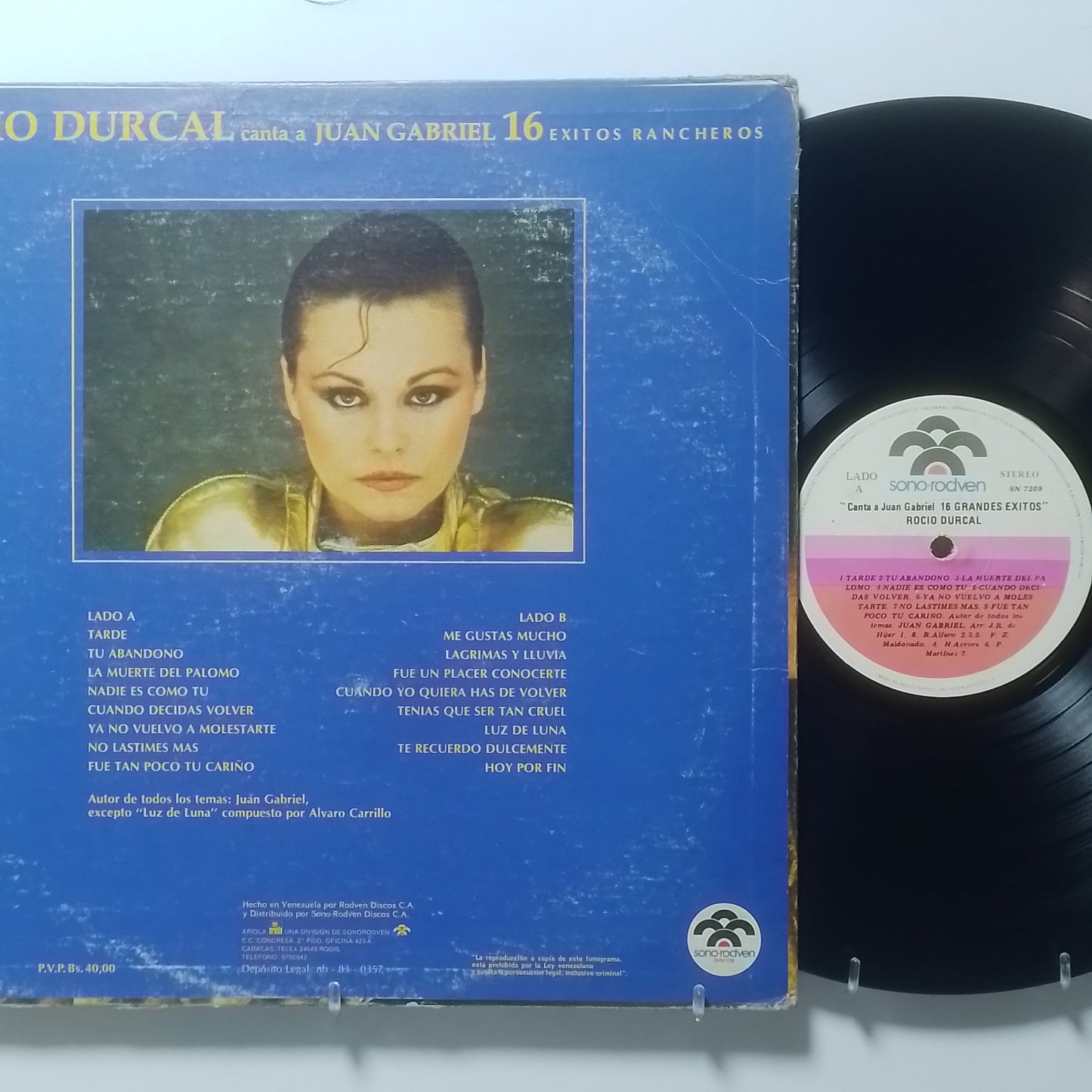 lp rocio durcal canta a juan gabriel 16 exitos rancheros made venezuela 1983 latin mariachi