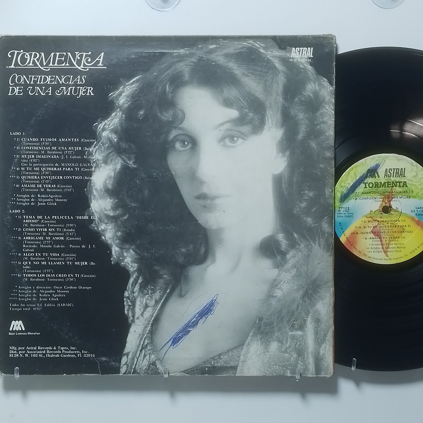 lp Tormenta Confidencias de Una Mujer made peru 1981 latin pop