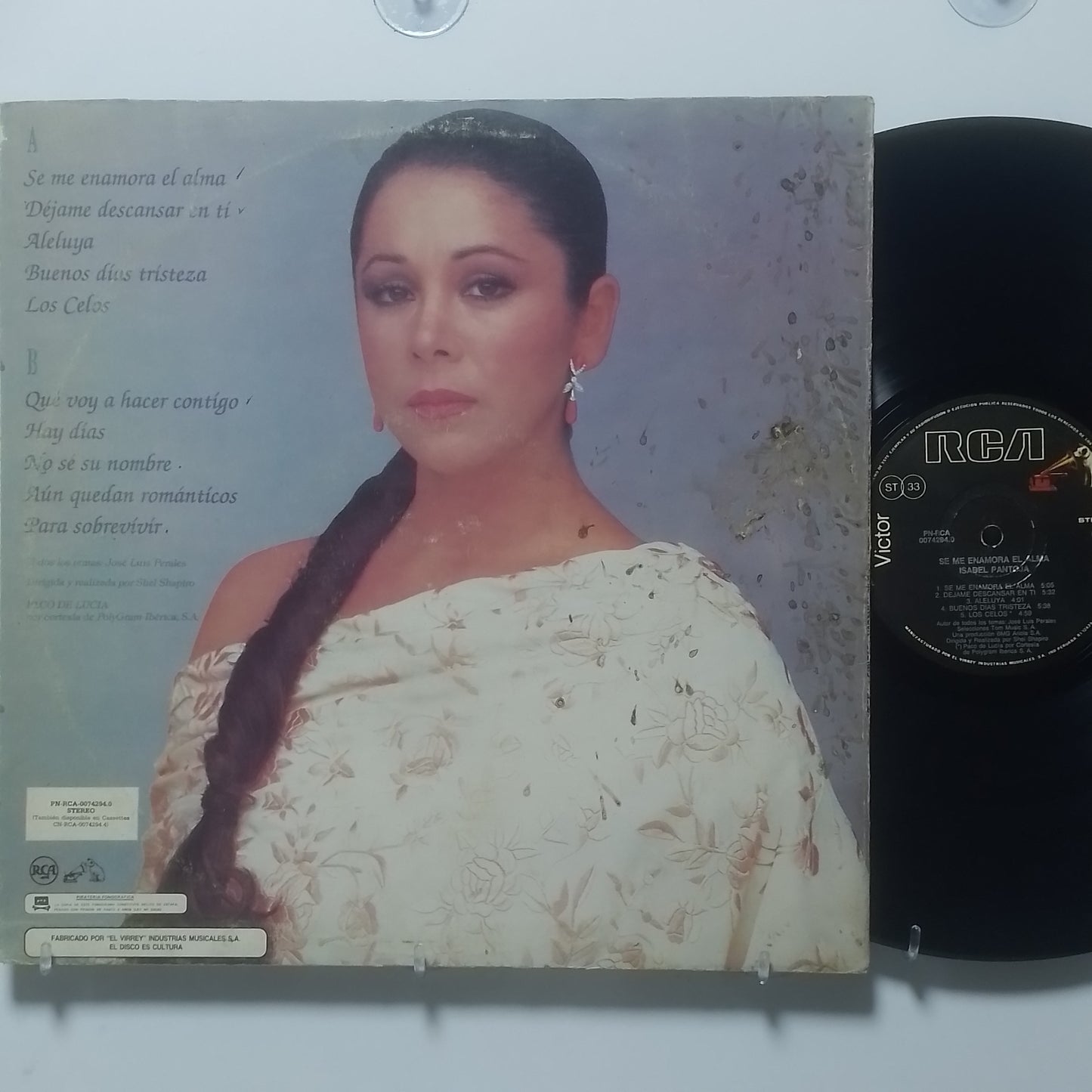 lp Isabel Pantoja Se Me Enamora El Alma made peru 1989 latin pop