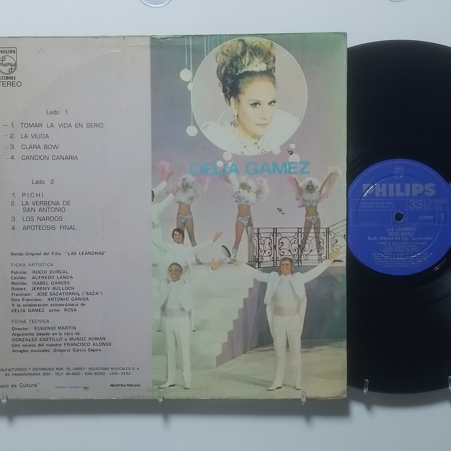 lp Rocio Durcal Las Leandras made peru 1969 soundtrack