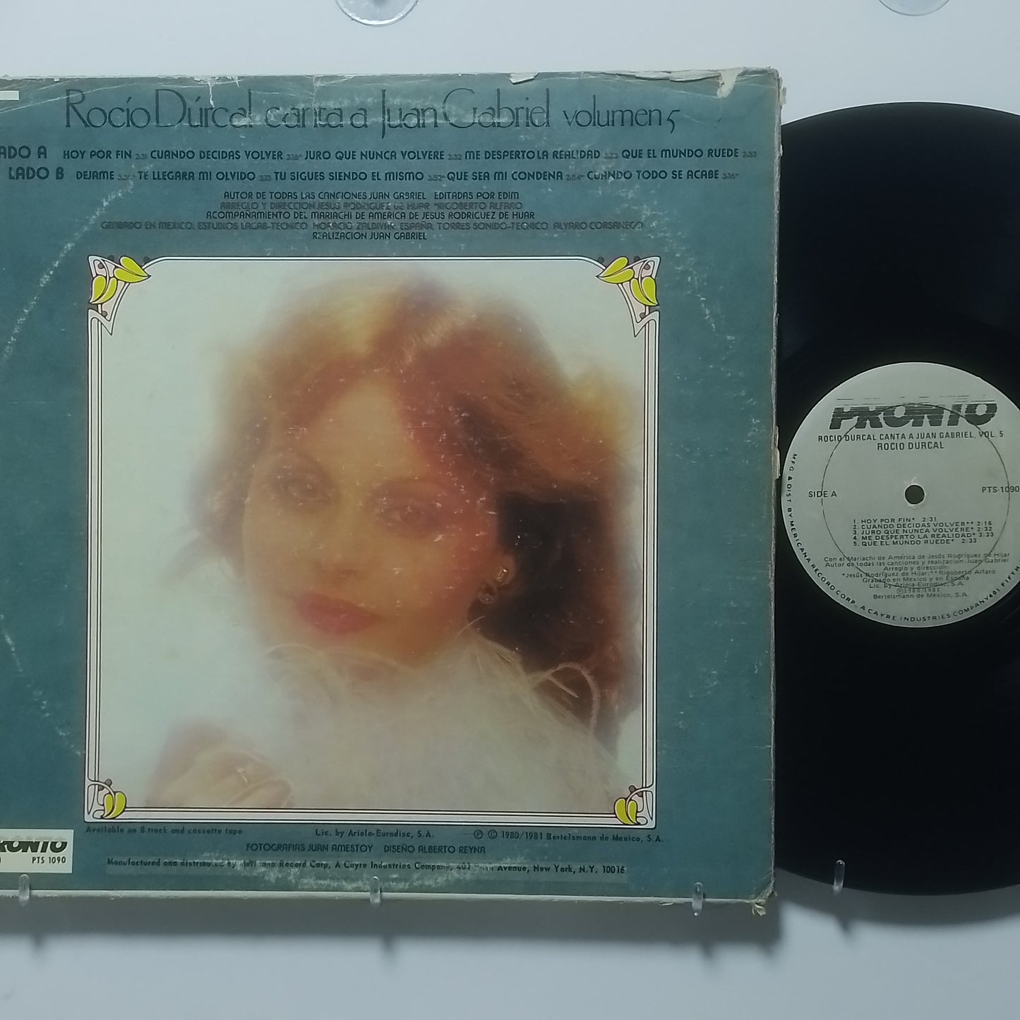 lp Rocio Durcal canta a juan gabriel volumen 5 made usa 1980 latin pop