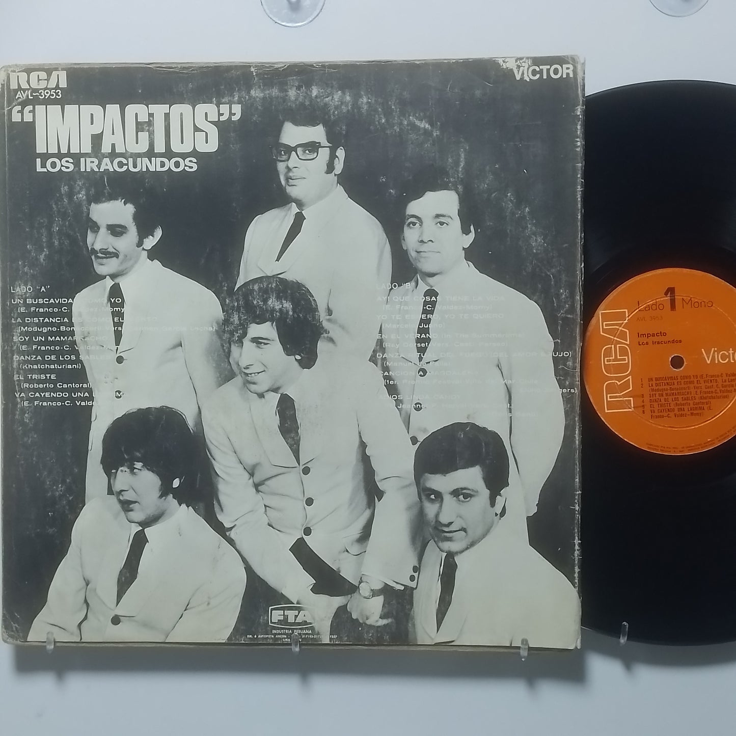 lp Los Iracundos Impactos made peru 1970 latin pop