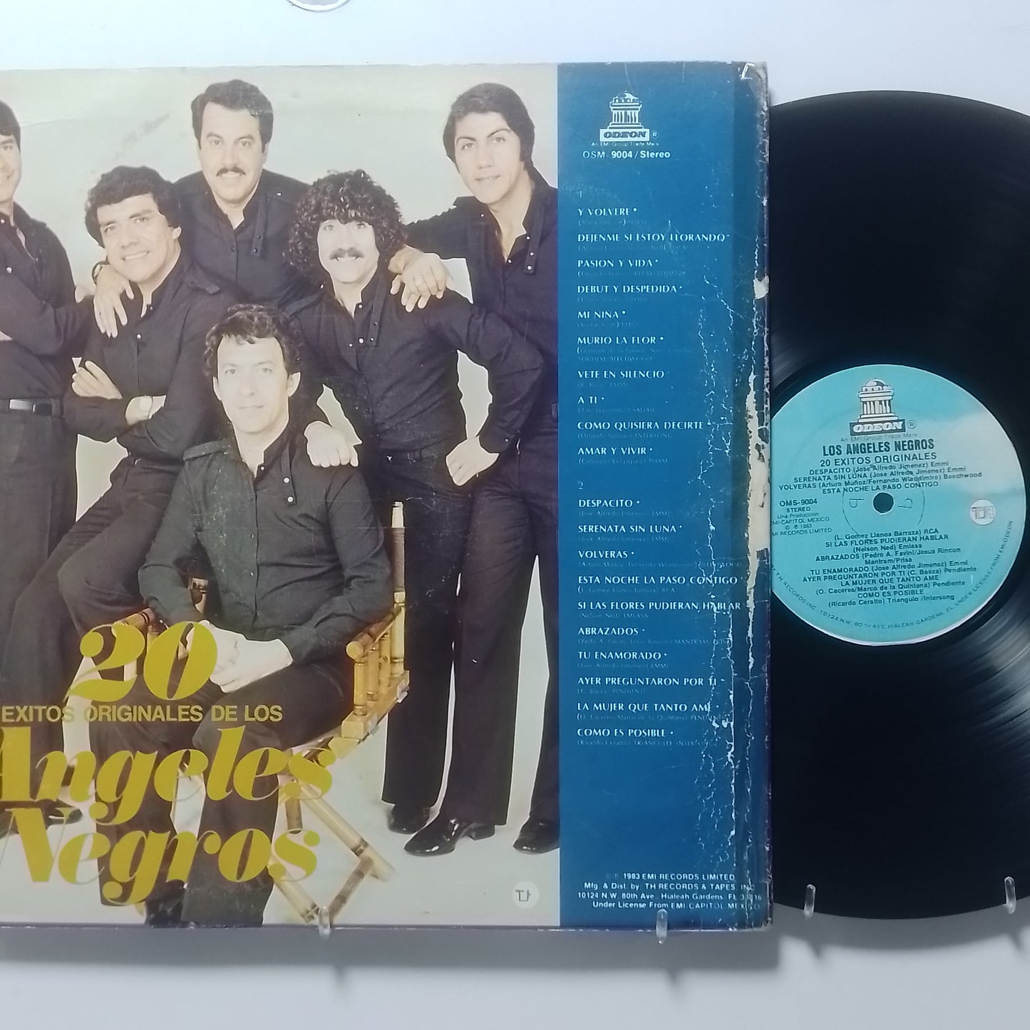 lp Los Angeles Negros 20 Exitos Originales De Los Angeles Negros made usa 1989 latin pop