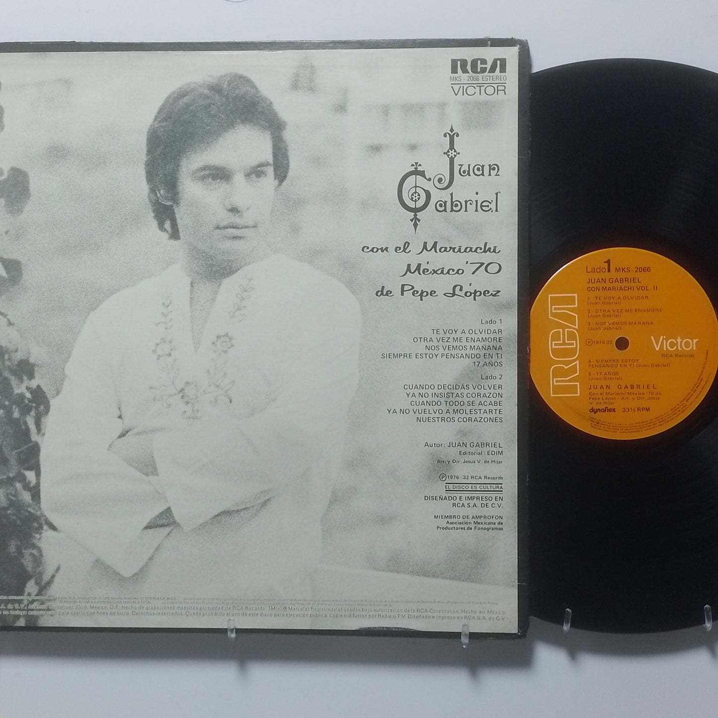 lp juan gabriel juan gabriel con mariachis vol 2 made mexico 1976 latin pop