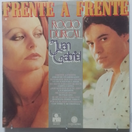 lp Rocio Durcal Juan Gabriel Frente A Frente made ecuador 1987 promocional latin pop