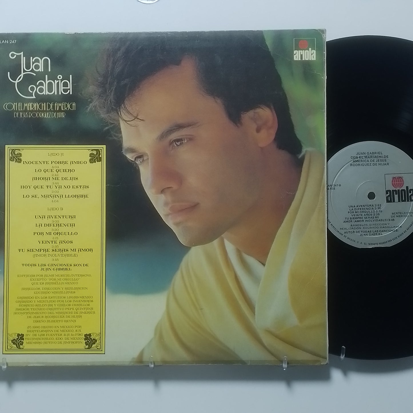 lp Juan Gabriel Juan Gabriel Con Mariachi made mexico 1980 latin pop