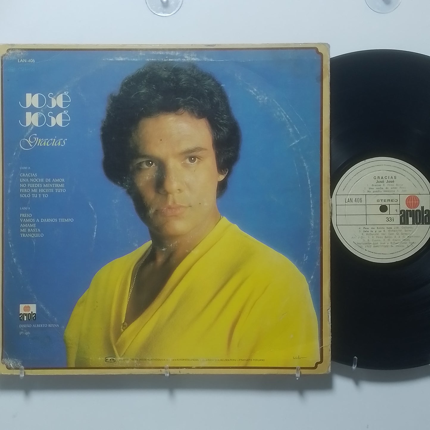 lp jose jose gracias made peru 1981 latin pop