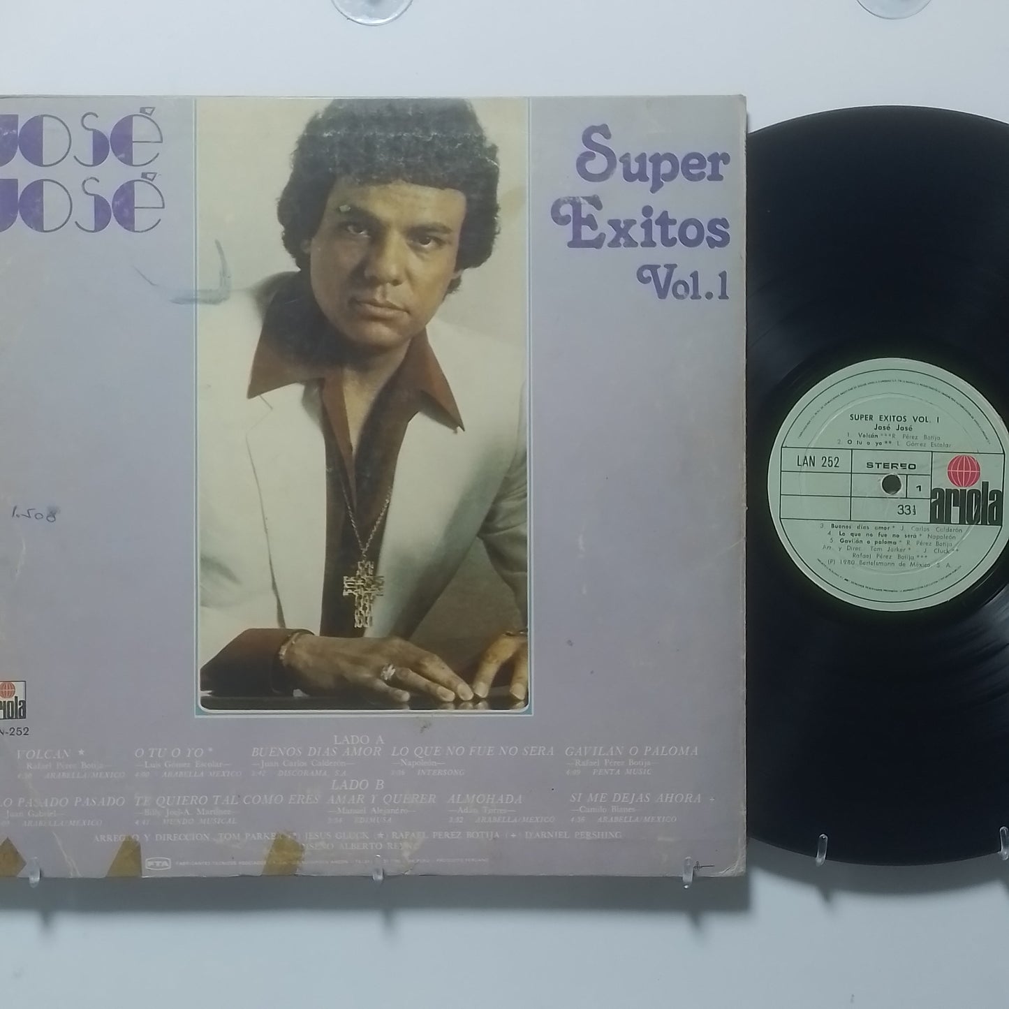 lp jose jose Super Exitos Volumen 1 made peru 1980 latin pop