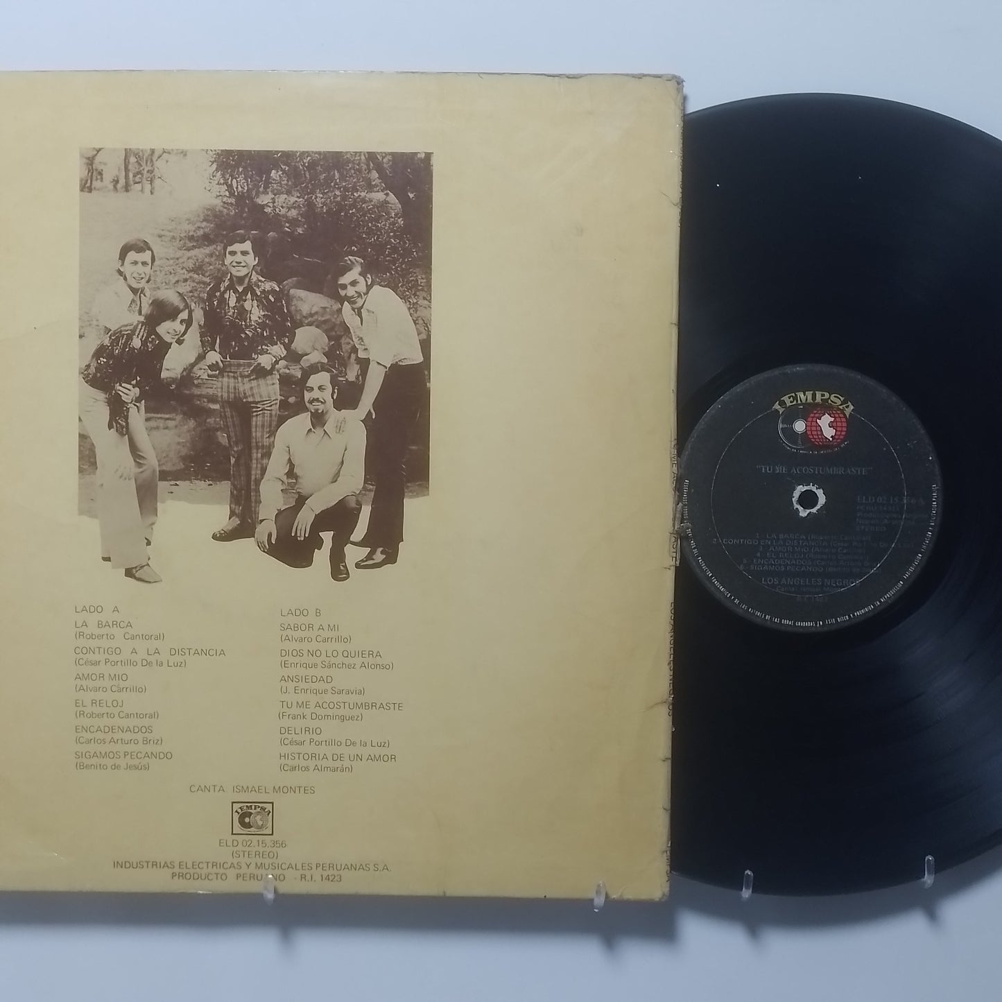 lp Los Angeles Negros Tu Me Acostumbraste made peru 1980 latin pop