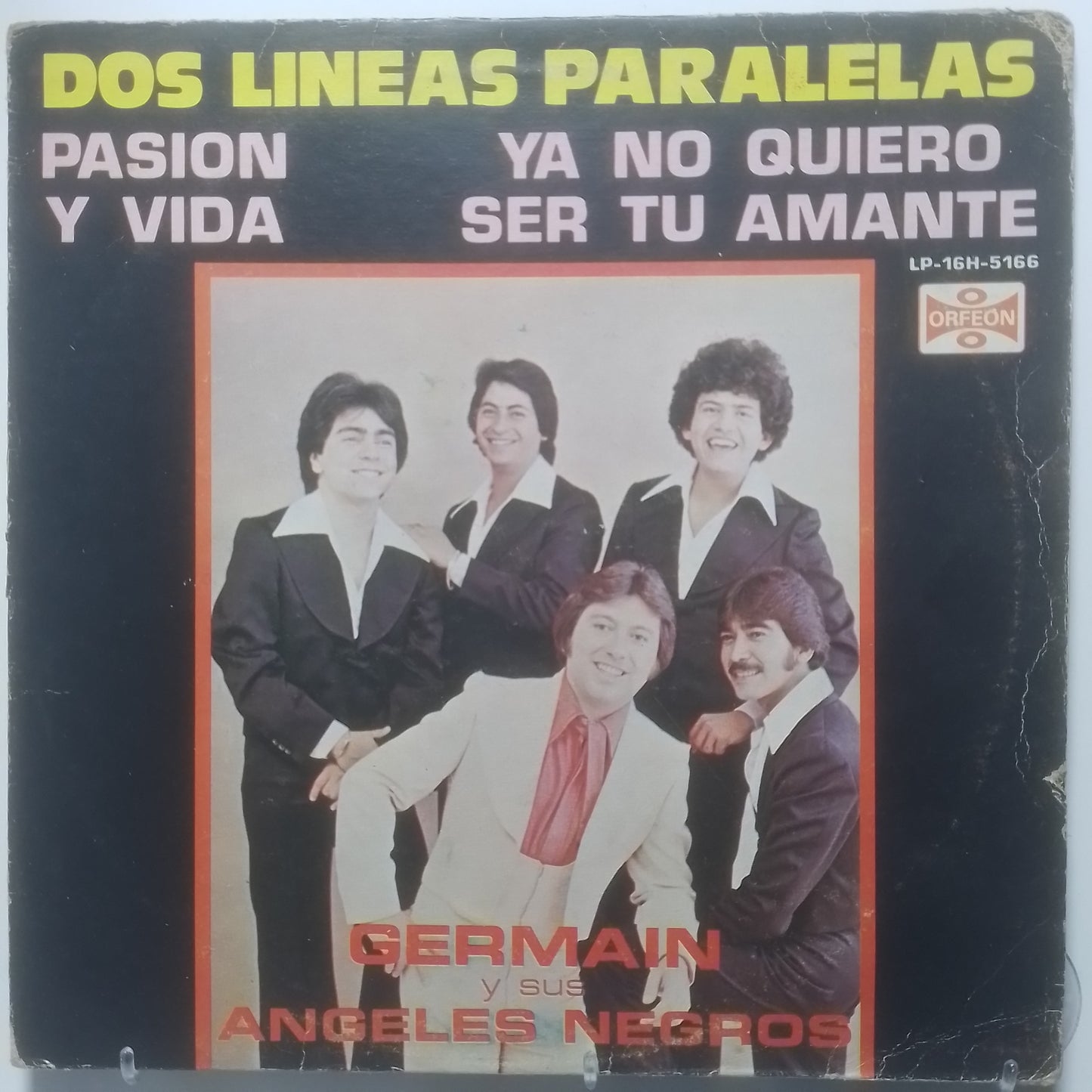 lp germain y sus Angeles Negros dos lineas paralelas made mexico 1979 latin pop