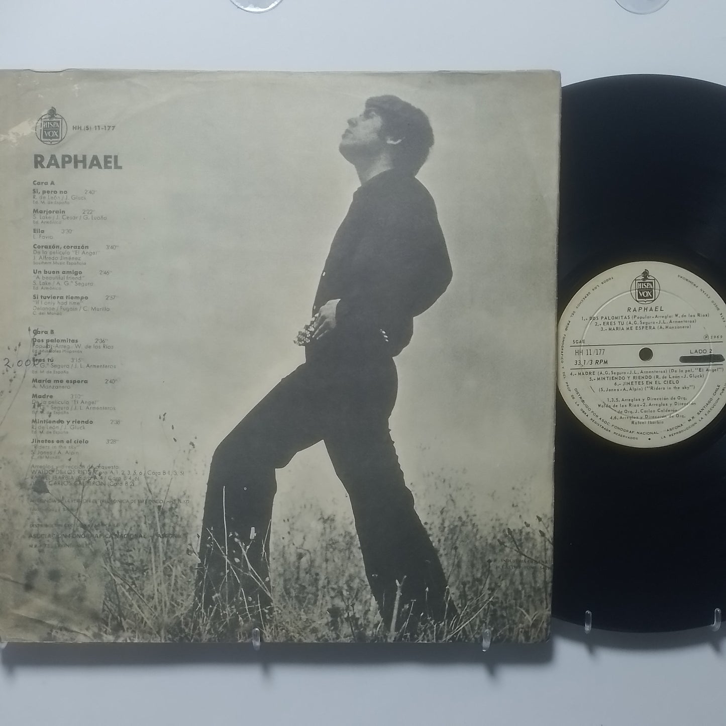 lp Raphael aqui made chile 1969 latin pop