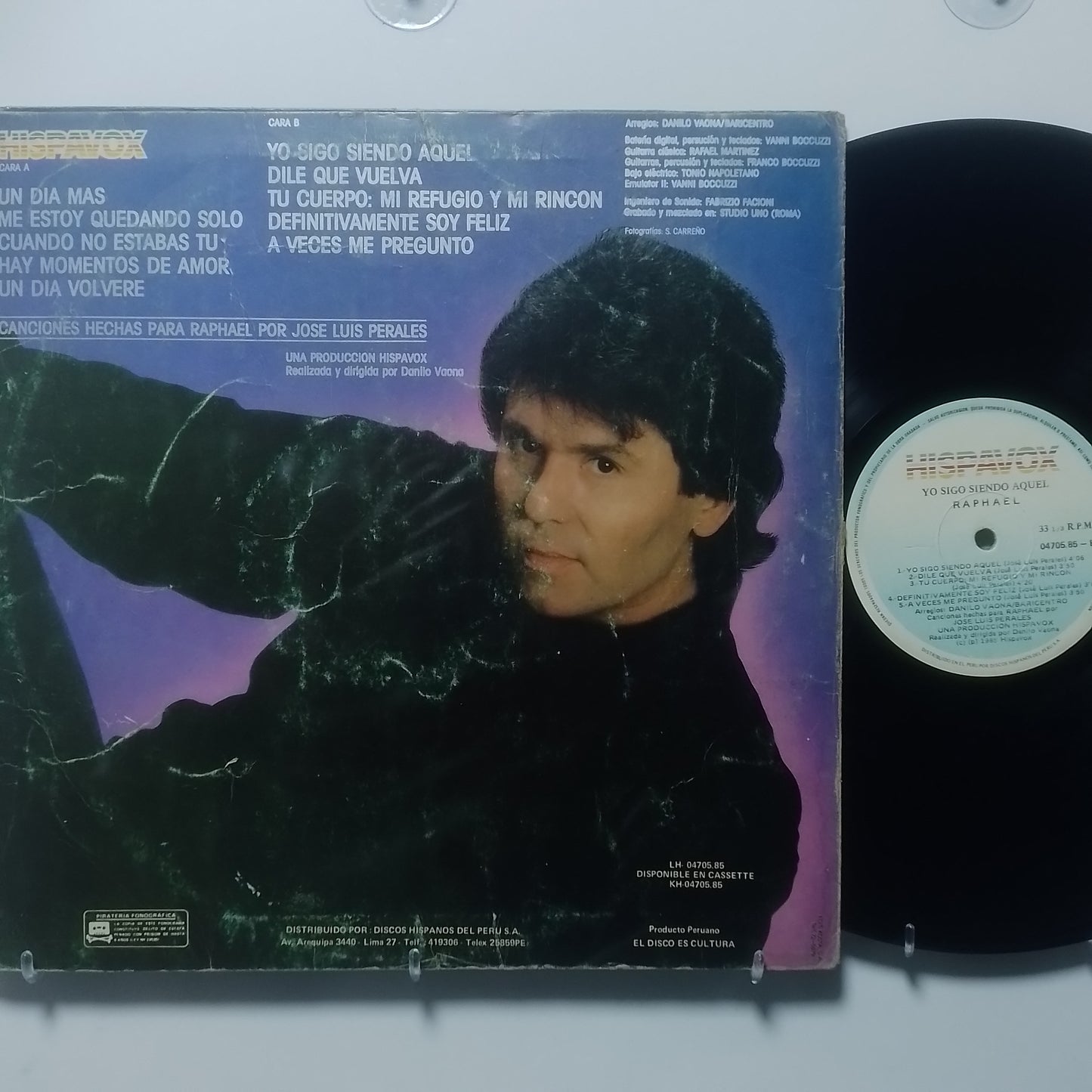 lp Raphael Yo Sigo Siendo Aquel 25 Aniversario made peru 1985 latin pop