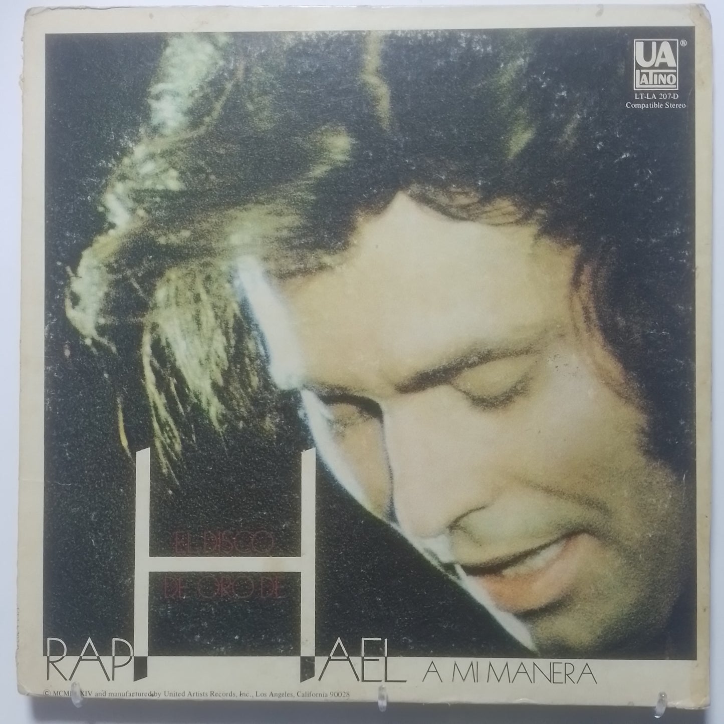 lp Raphael El Disco De Oro De Raphael A Mi Manera made usa 1974 latin pop