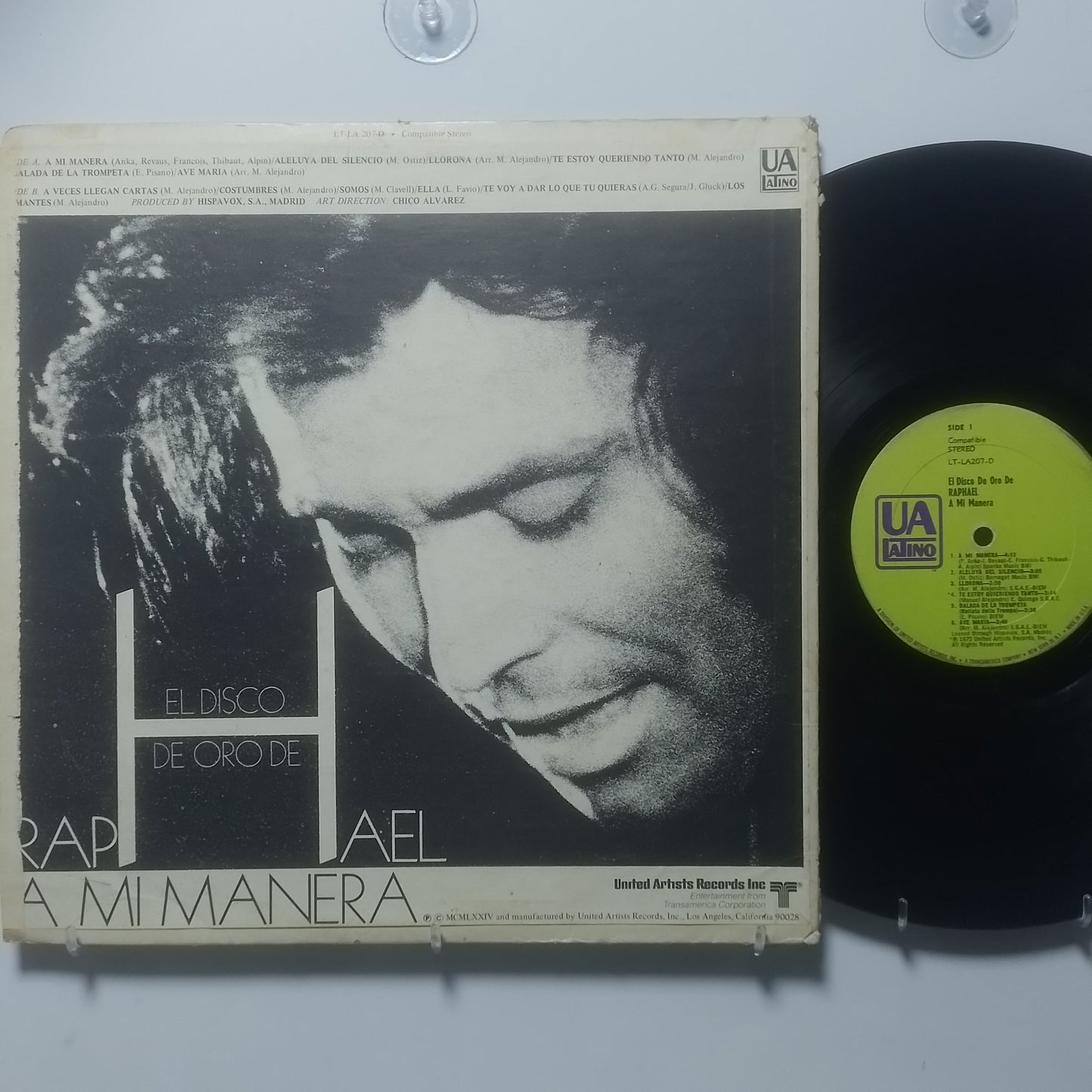 lp Raphael El Disco De Oro De Raphael A Mi Manera made usa 1974 latin pop