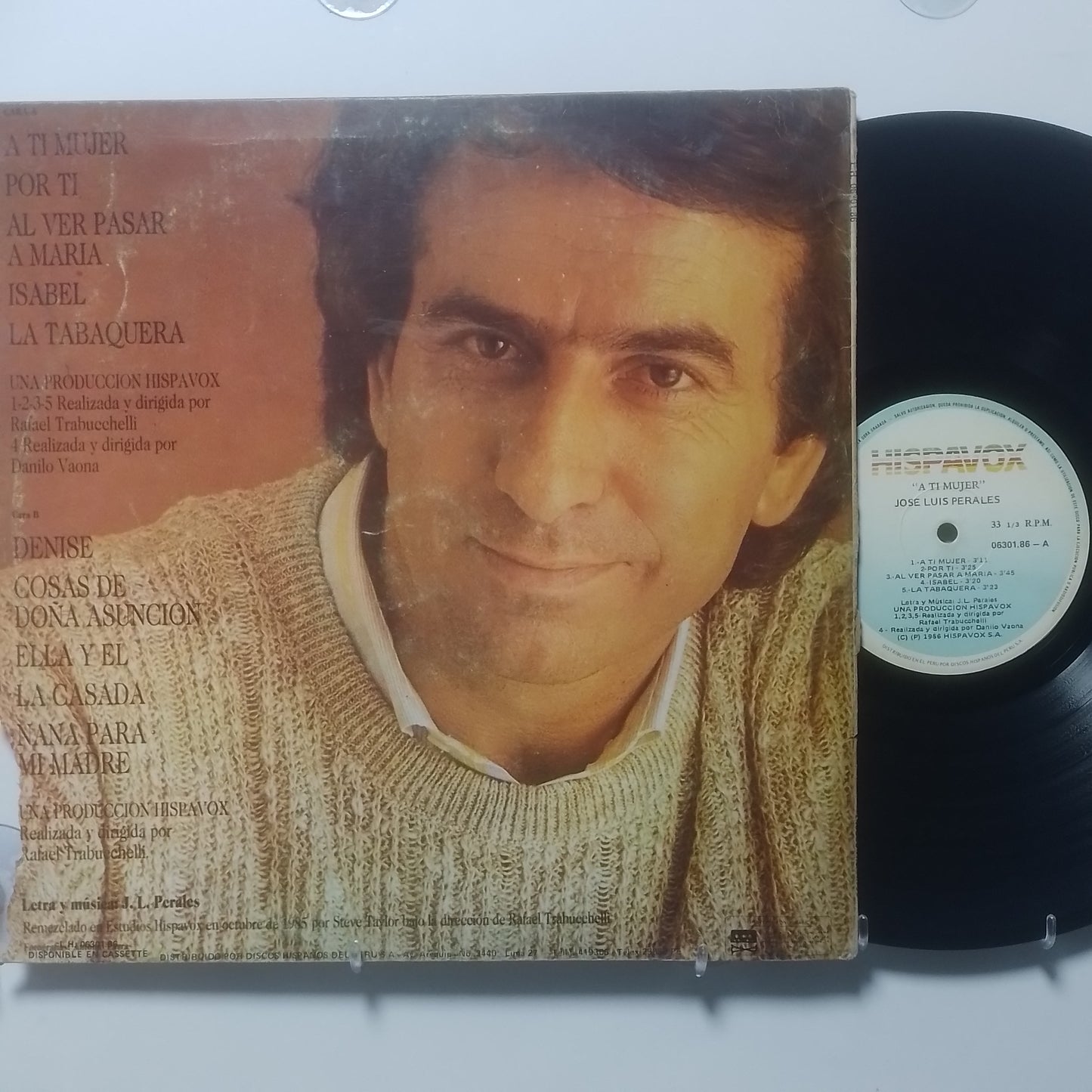 lp Jose Luis Perales a ti mujer made peru 1986 latin pop