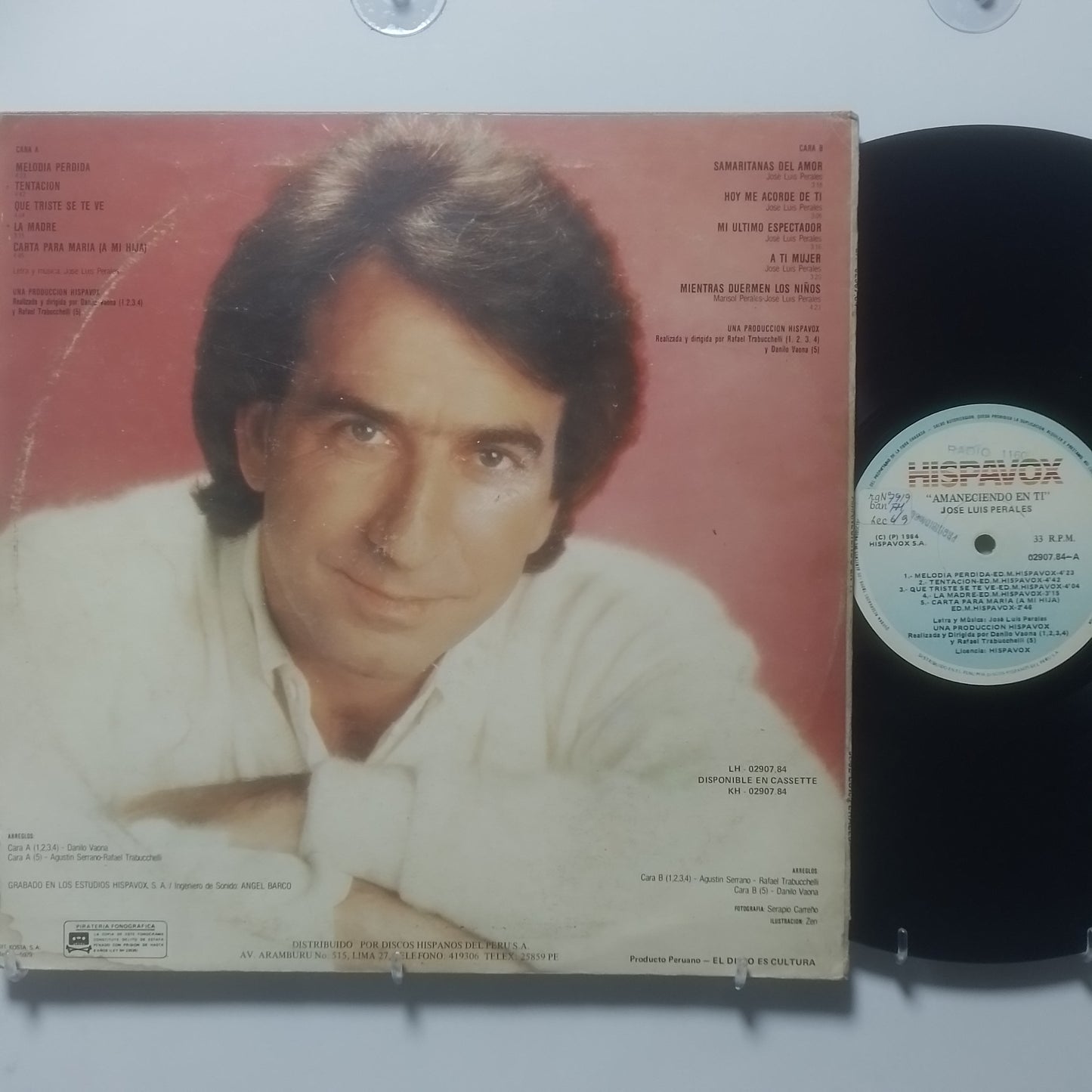 lp Jose Luis Perales Amaneciendo En Ti made peru 1984 latin pop