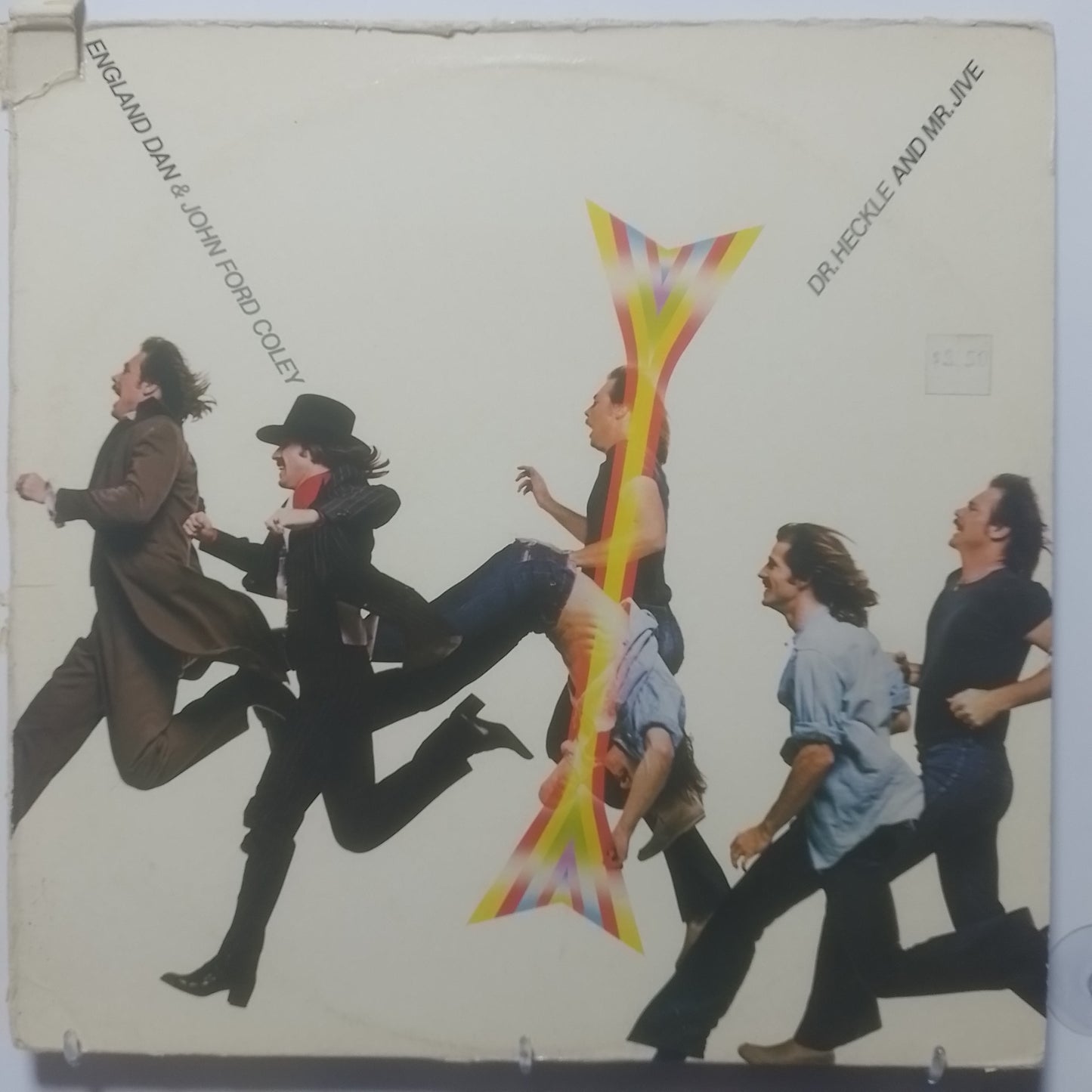 lp England Dan & John Ford Coley Dr Heckle And Mr Jive made usa 1979 con insert pop rock