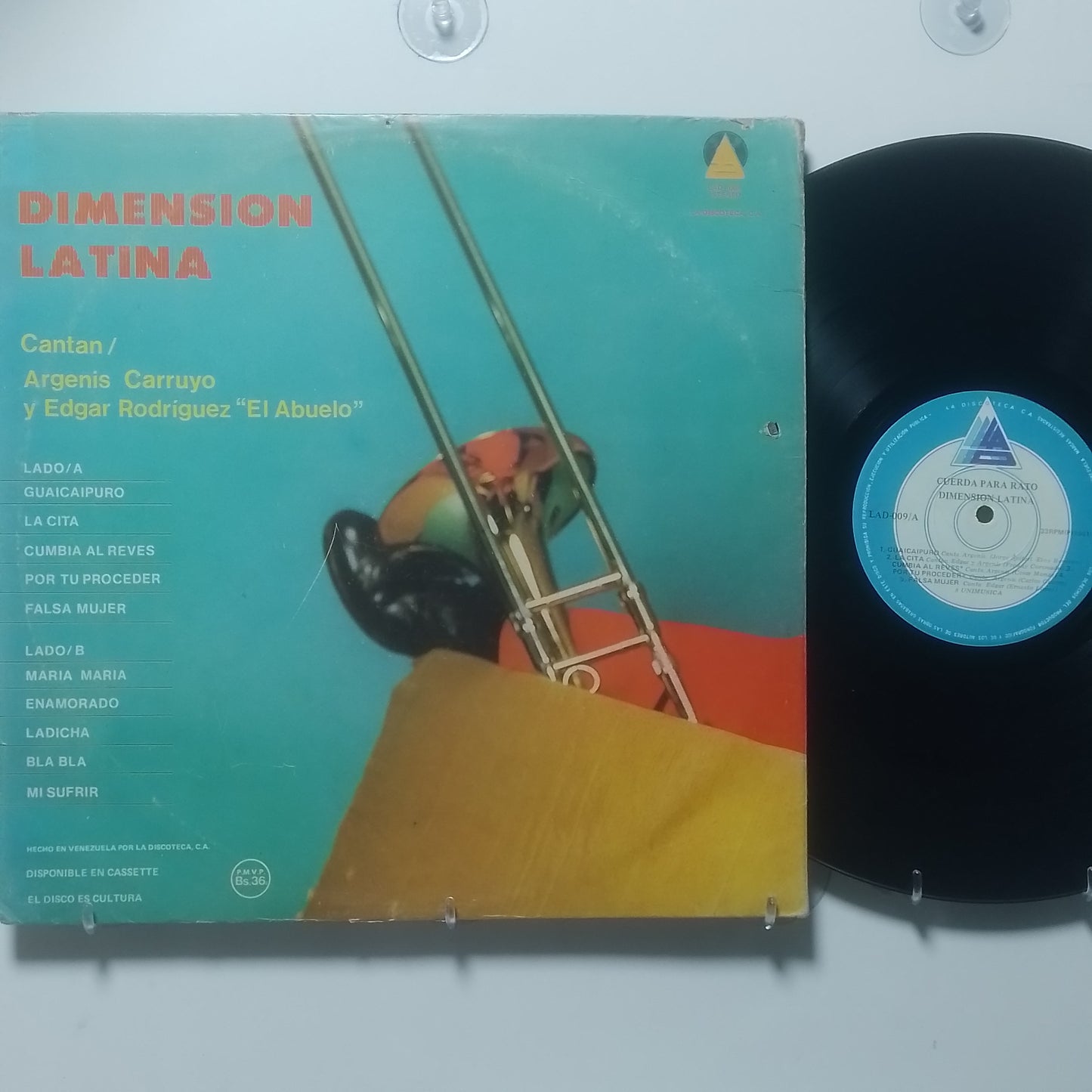 lp Dimension Latina Cuerda Para Rato made venezuela 1981 gatefold salsa