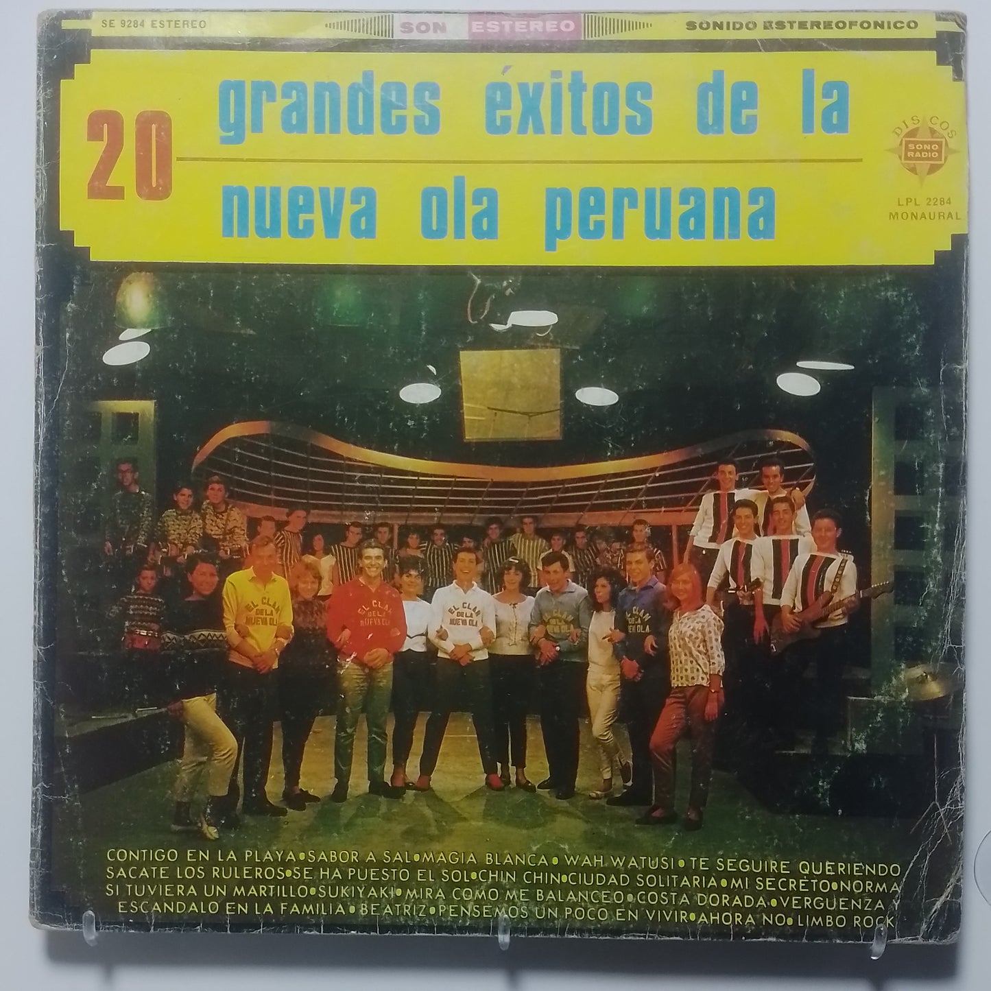 lp 20 grandes exitos de la nueva ola peruana jorge conty jimmy santy gustavo hit moreno varios made peru 1967 rock latin